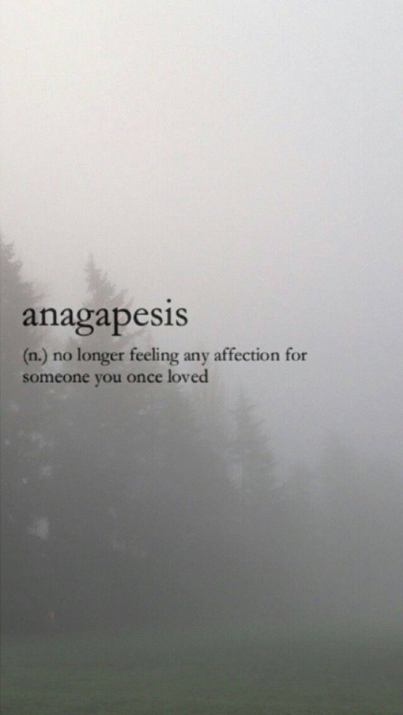 Anagapesis Estetisk Ord Bakgrunner
