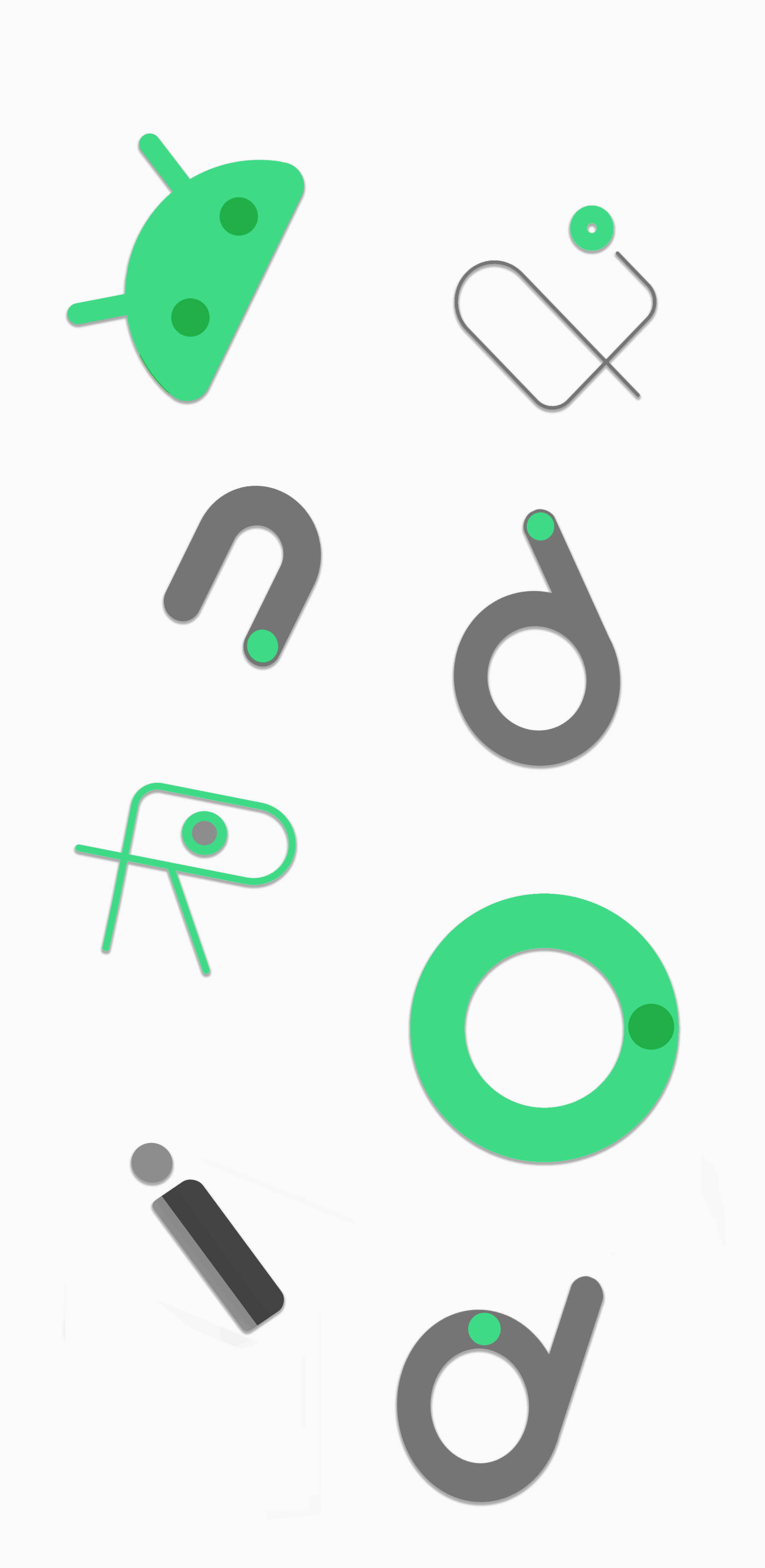 Android grafisk kunst Google Pixel 4 Bakgrunner
