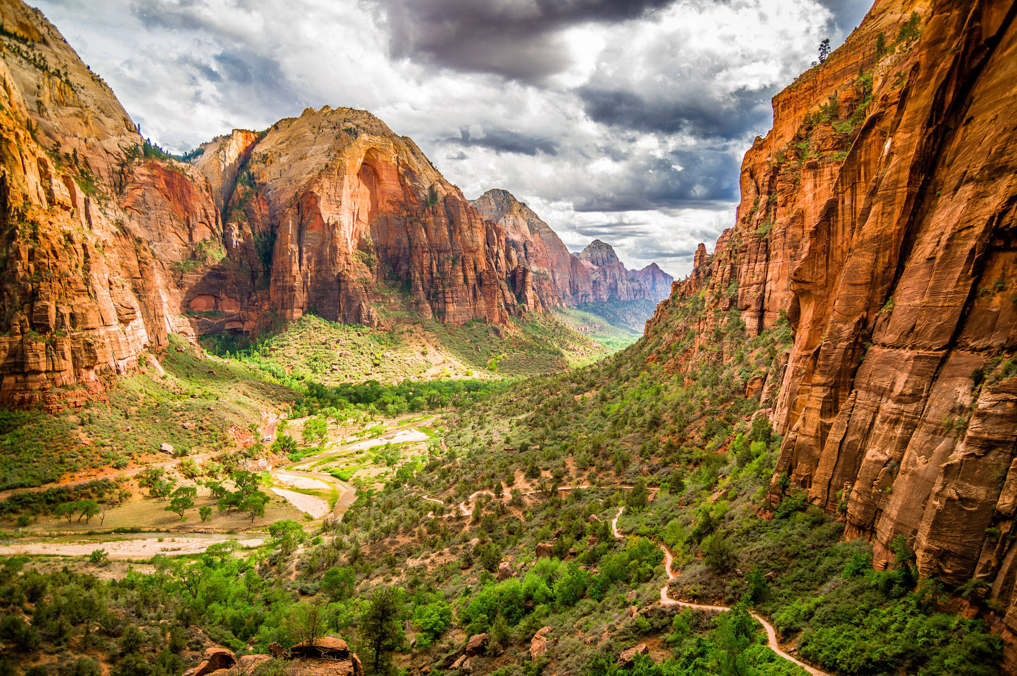 Angel's Landing-stien, Zion nasjonalpark Bakgrunner