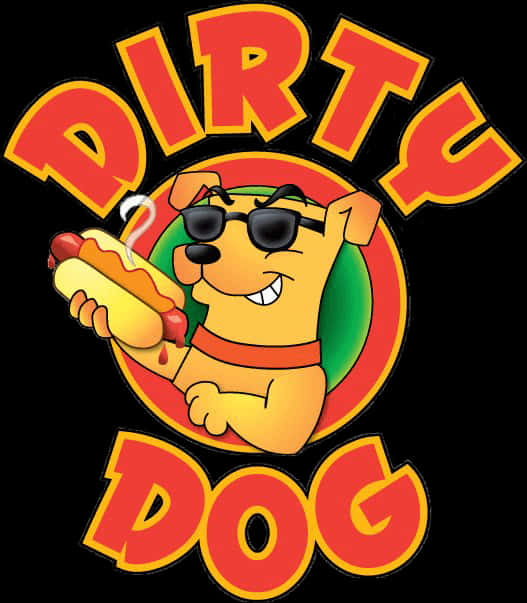 Animasjonsfigur av en pølsehund-logo Bakgrunner