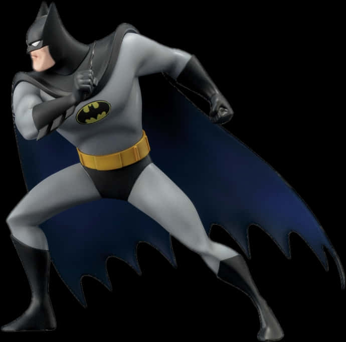 Animasjonsfigur Batman i actionpositur Bakgrunner