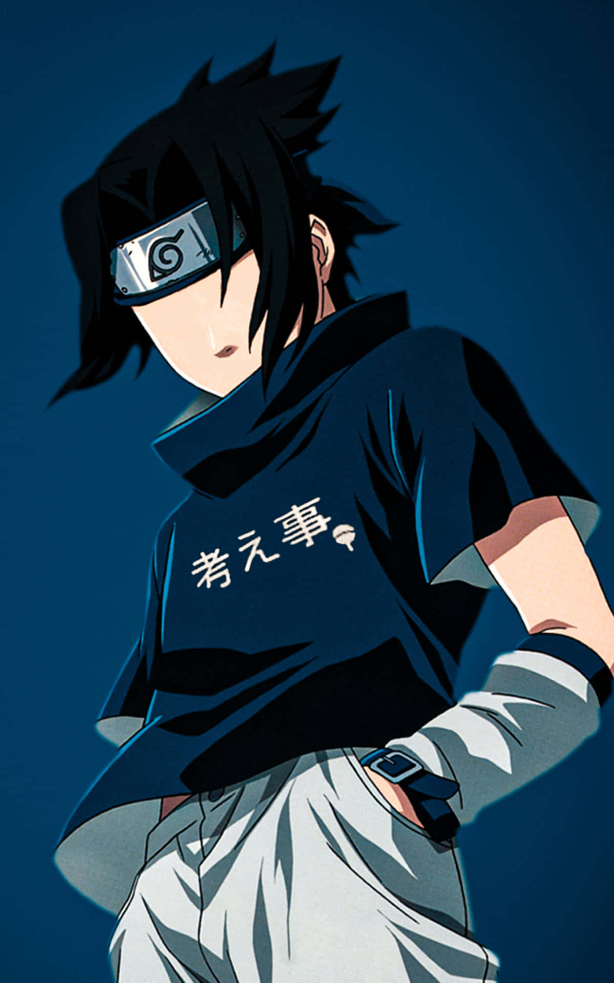 Anime Aesthetic Profilbilde av kul Sasuke Bakgrunner