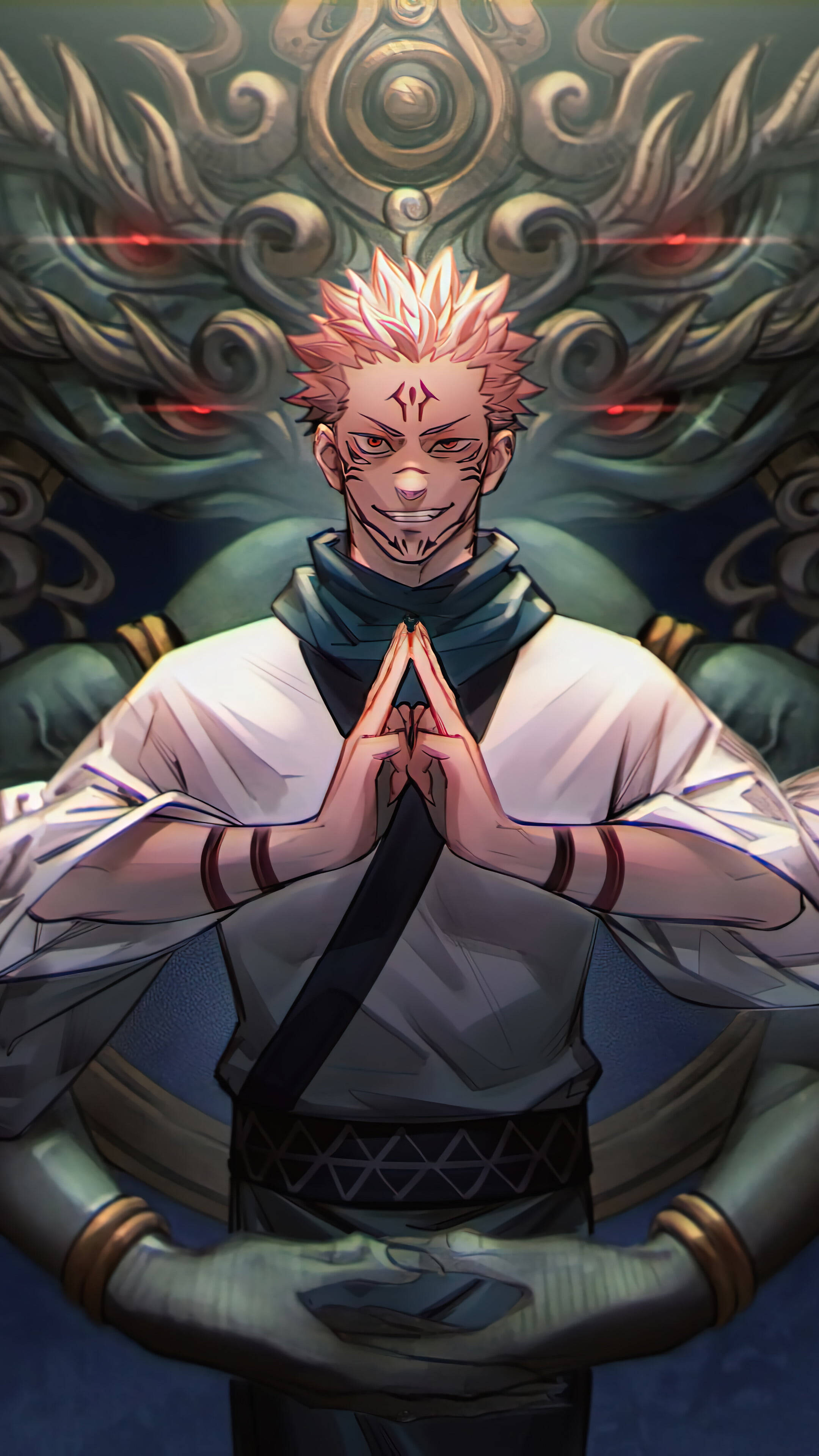 Anime-demonen Sukuna Bakgrunner