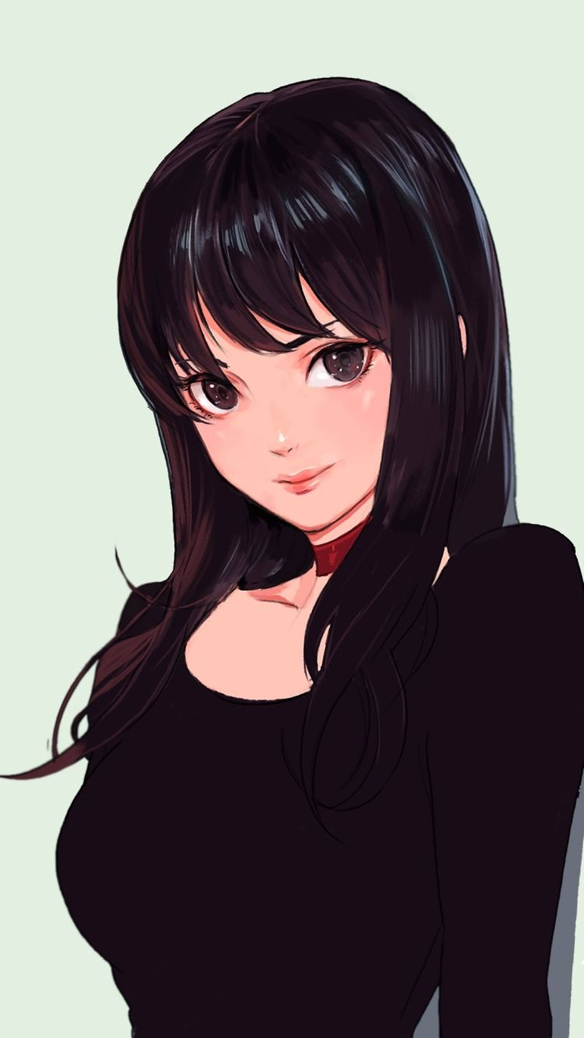 Anime-fanart iPhone Bakgrunner
