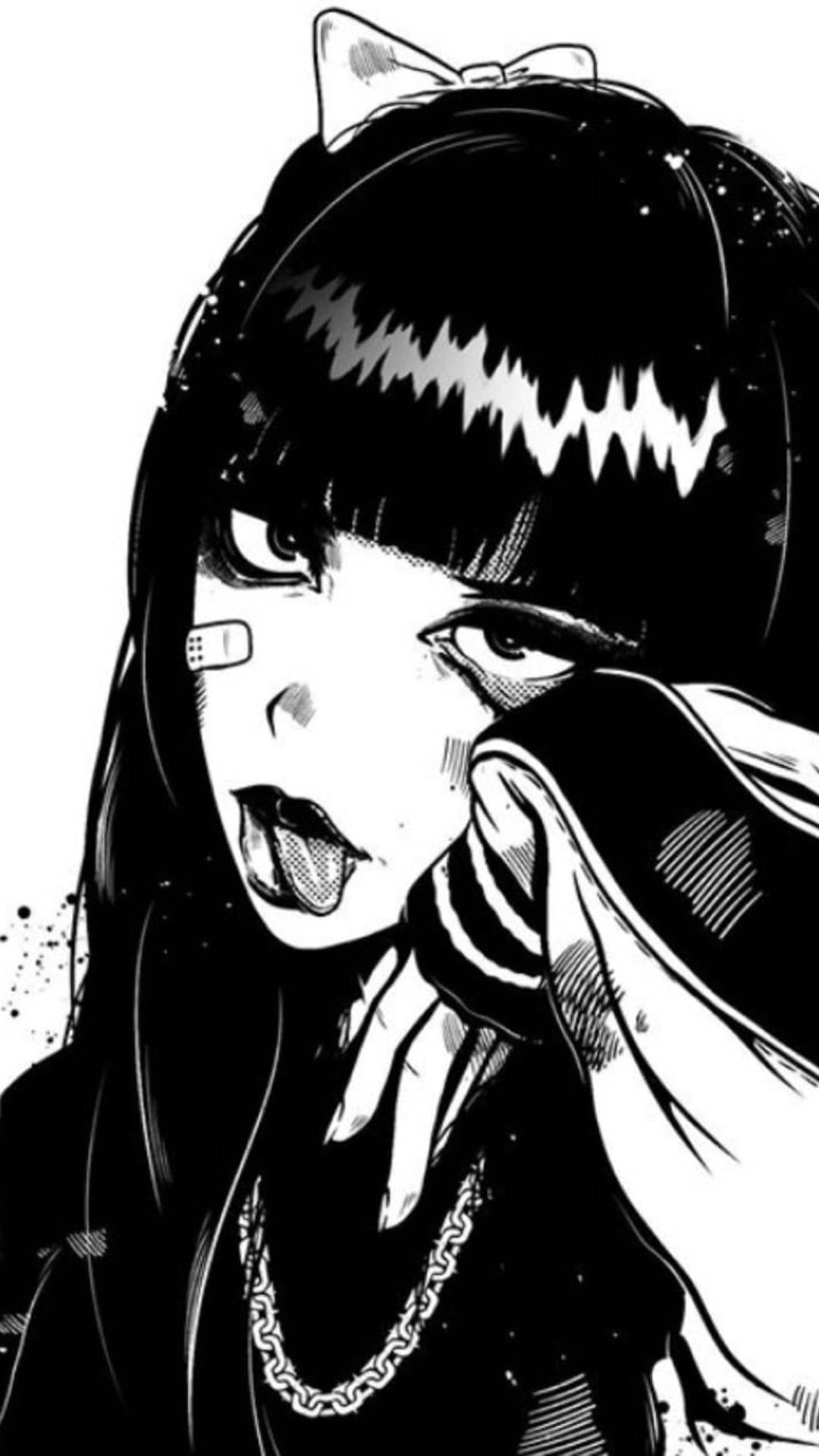 Anime Goth Girl Instagram-profil Bakgrunner