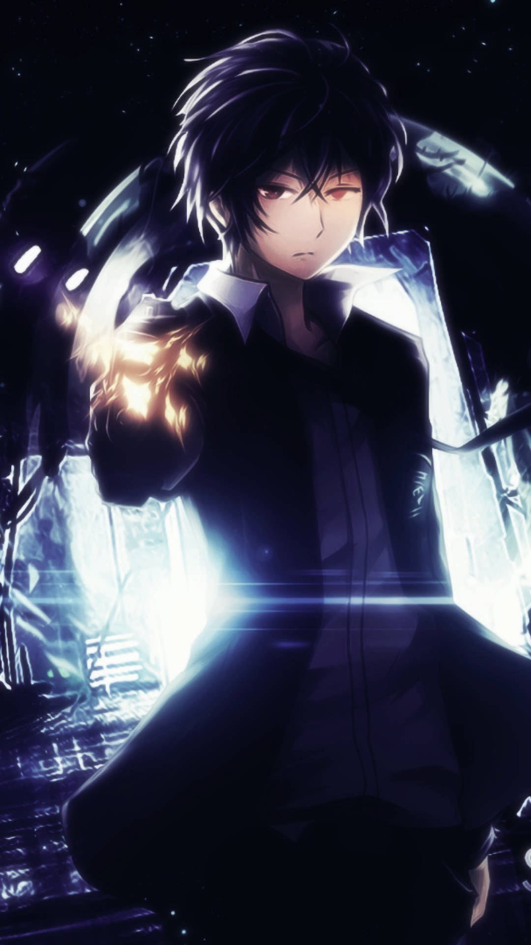 Anime-gutt Satomi Rentarou i Black Bullet bakgrunn