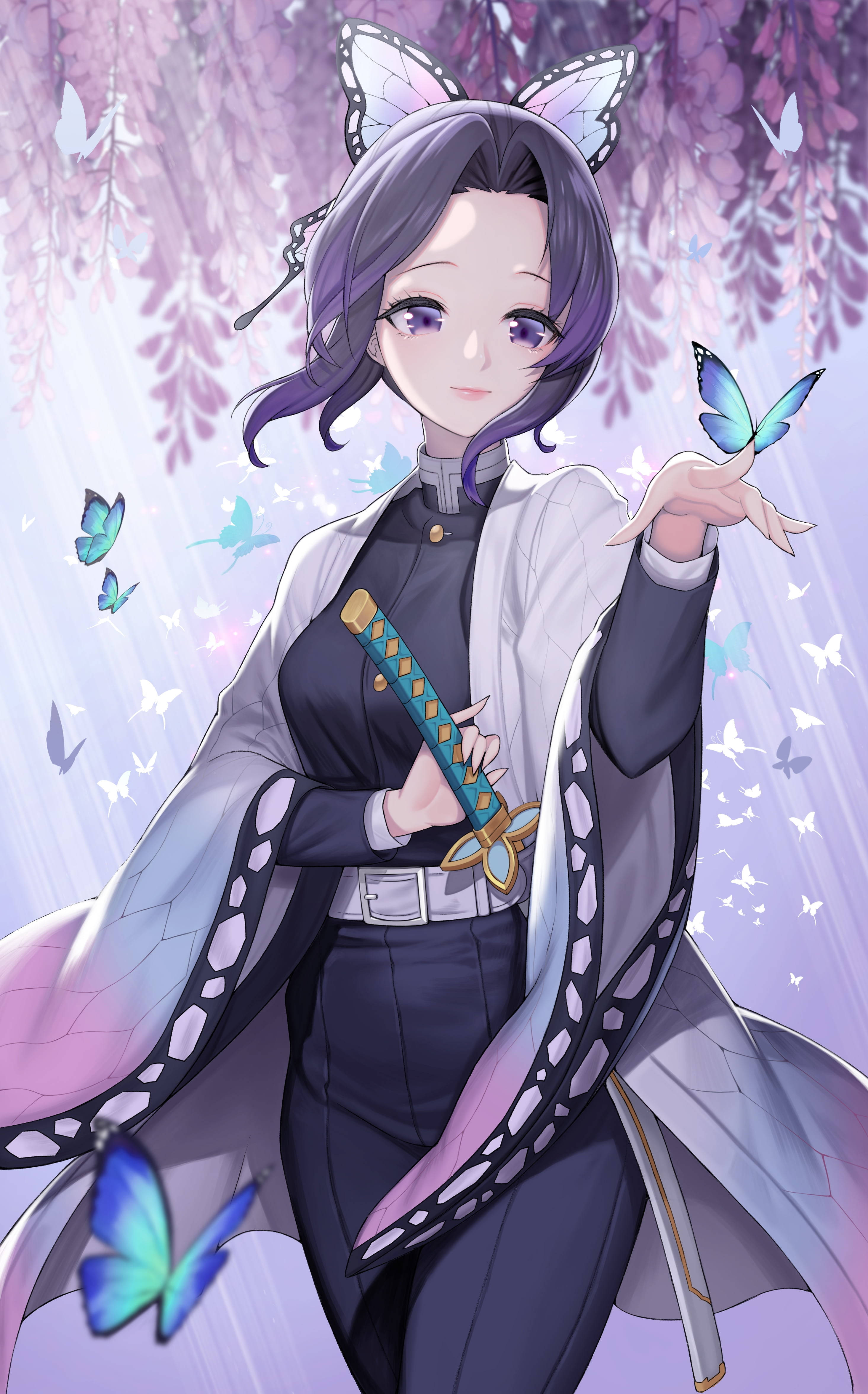 Anime låseskjerm Shinobu Oshino Bakgrunner