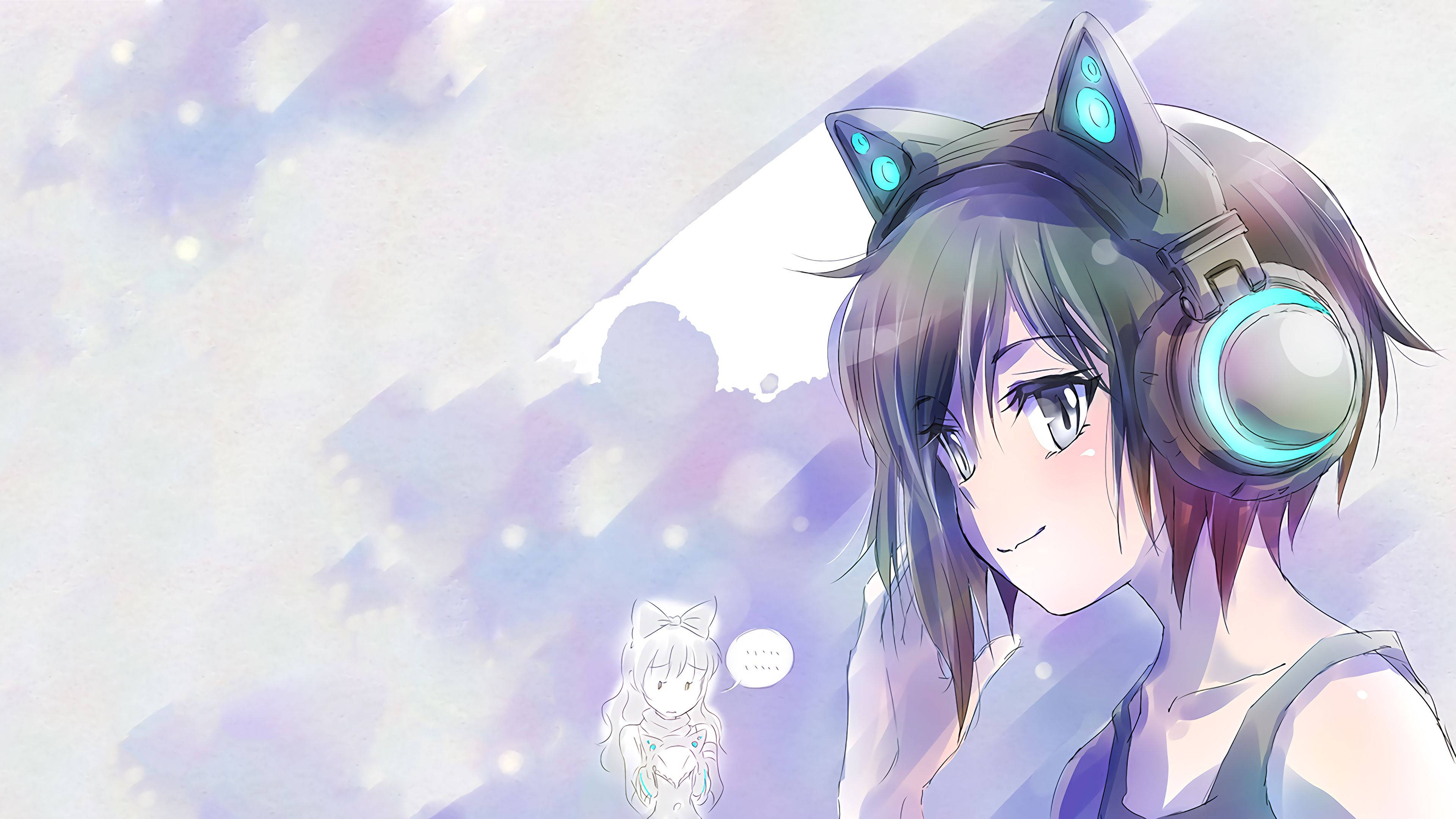 Anime Lesbian Blake Tegning Bakgrunner