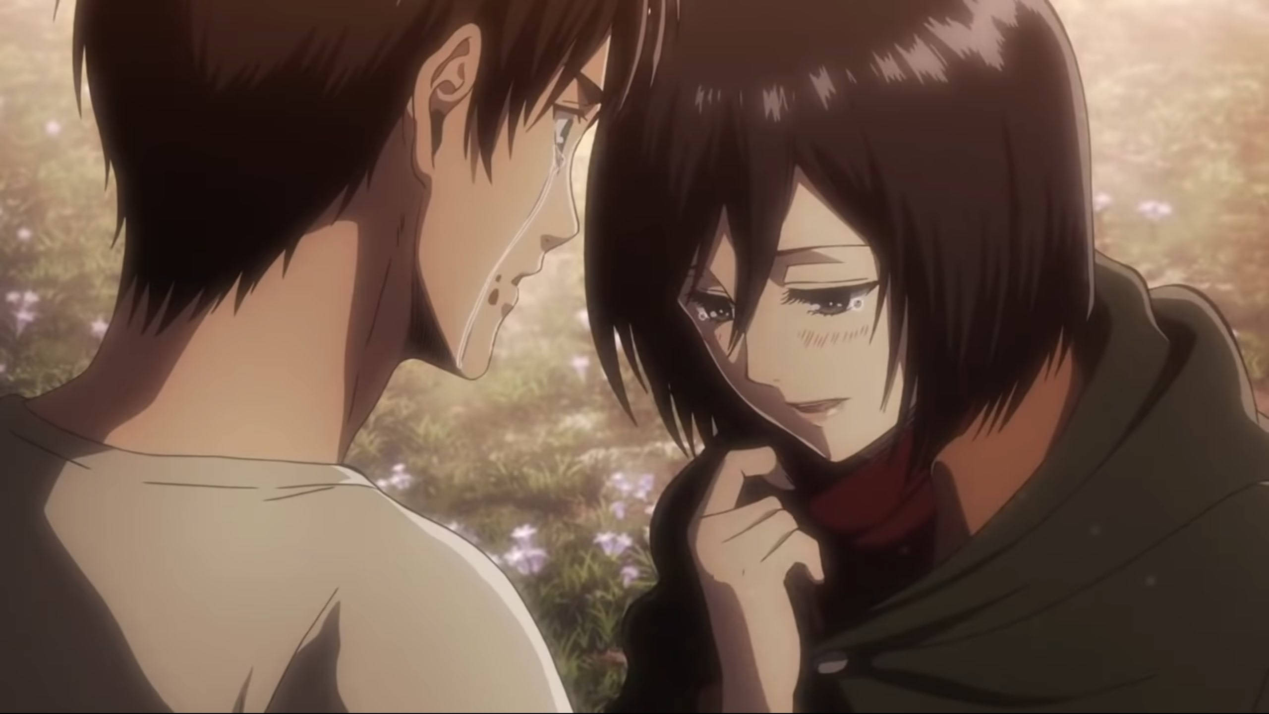 Anime-par Attack On Titan Bakgrunner