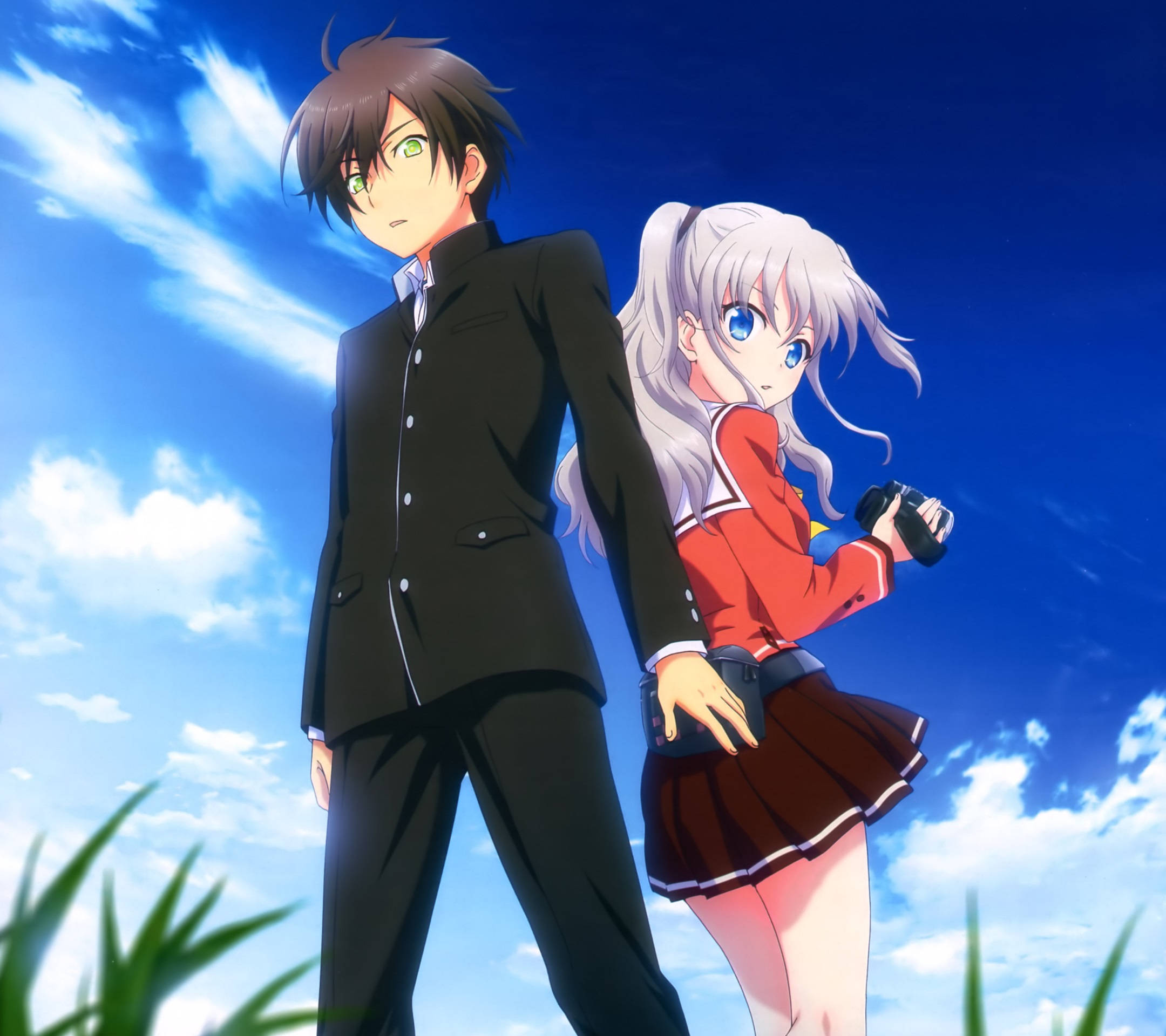 Anime-par Charlotte Bakgrunner