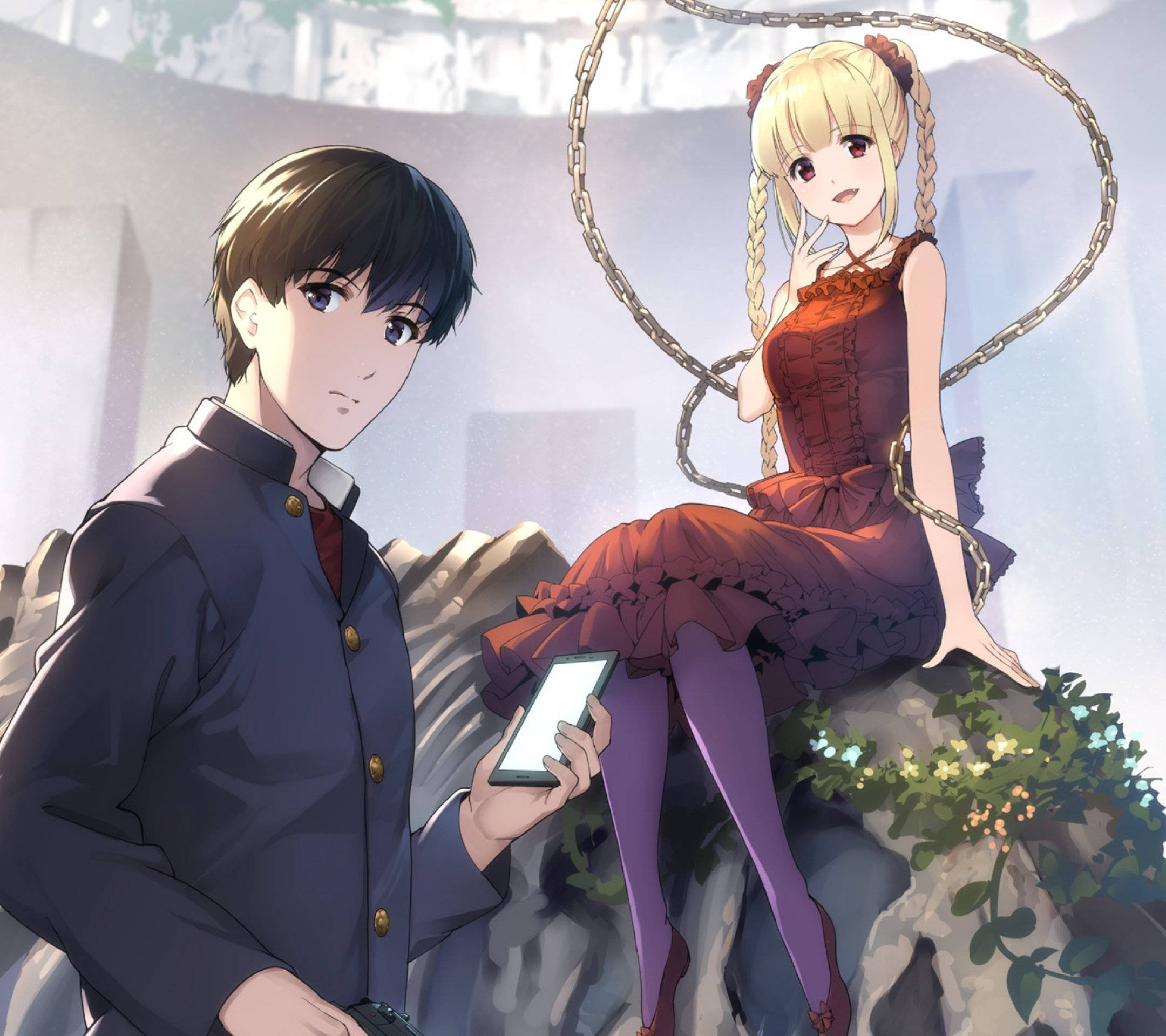 Anime-par Darwin's Game Bakgrunner