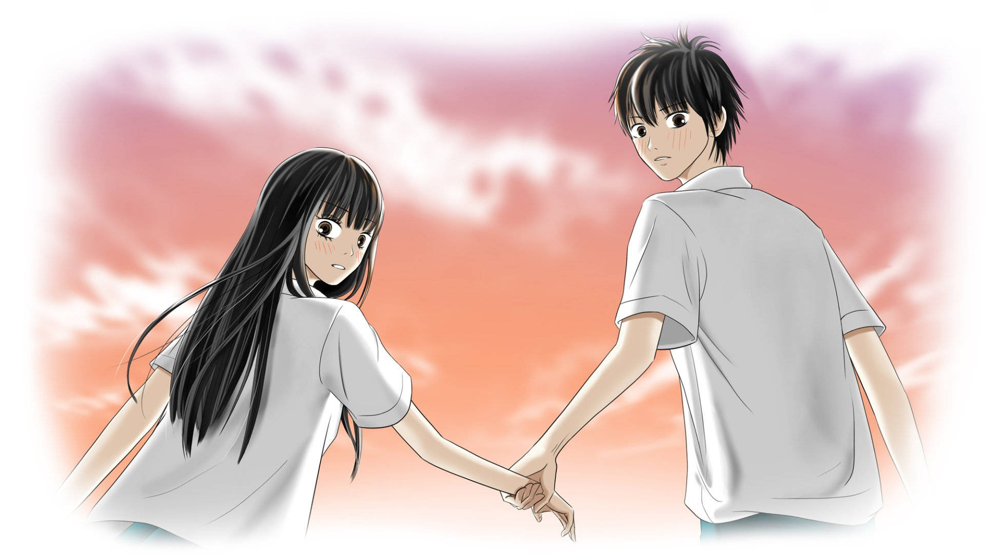 Anime-par: Et kjærlighetsøyeblikk fanget fra Kimi ni Todoke Bakgrunner