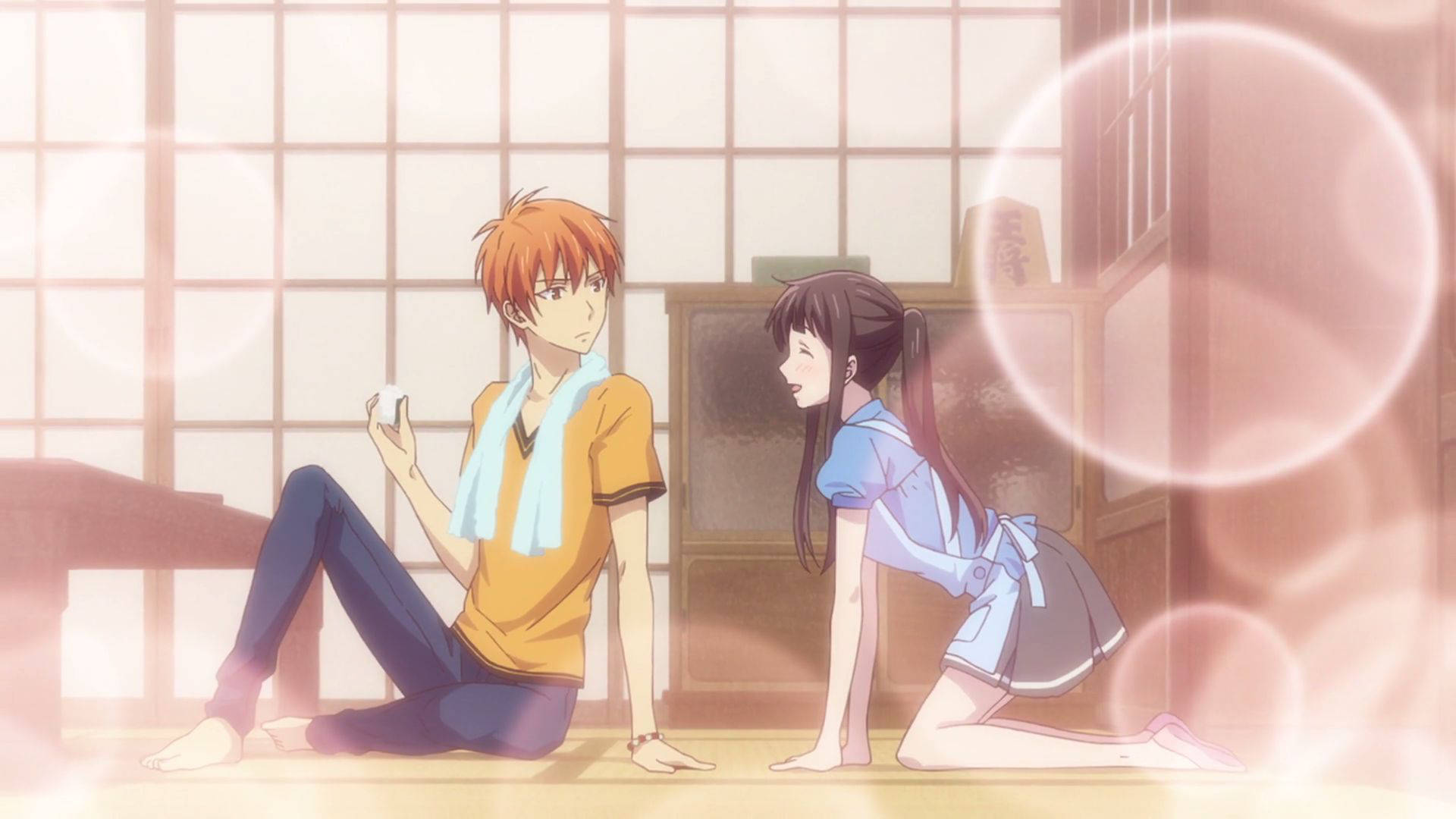 Anime-par Fruits Basket Bakgrunner