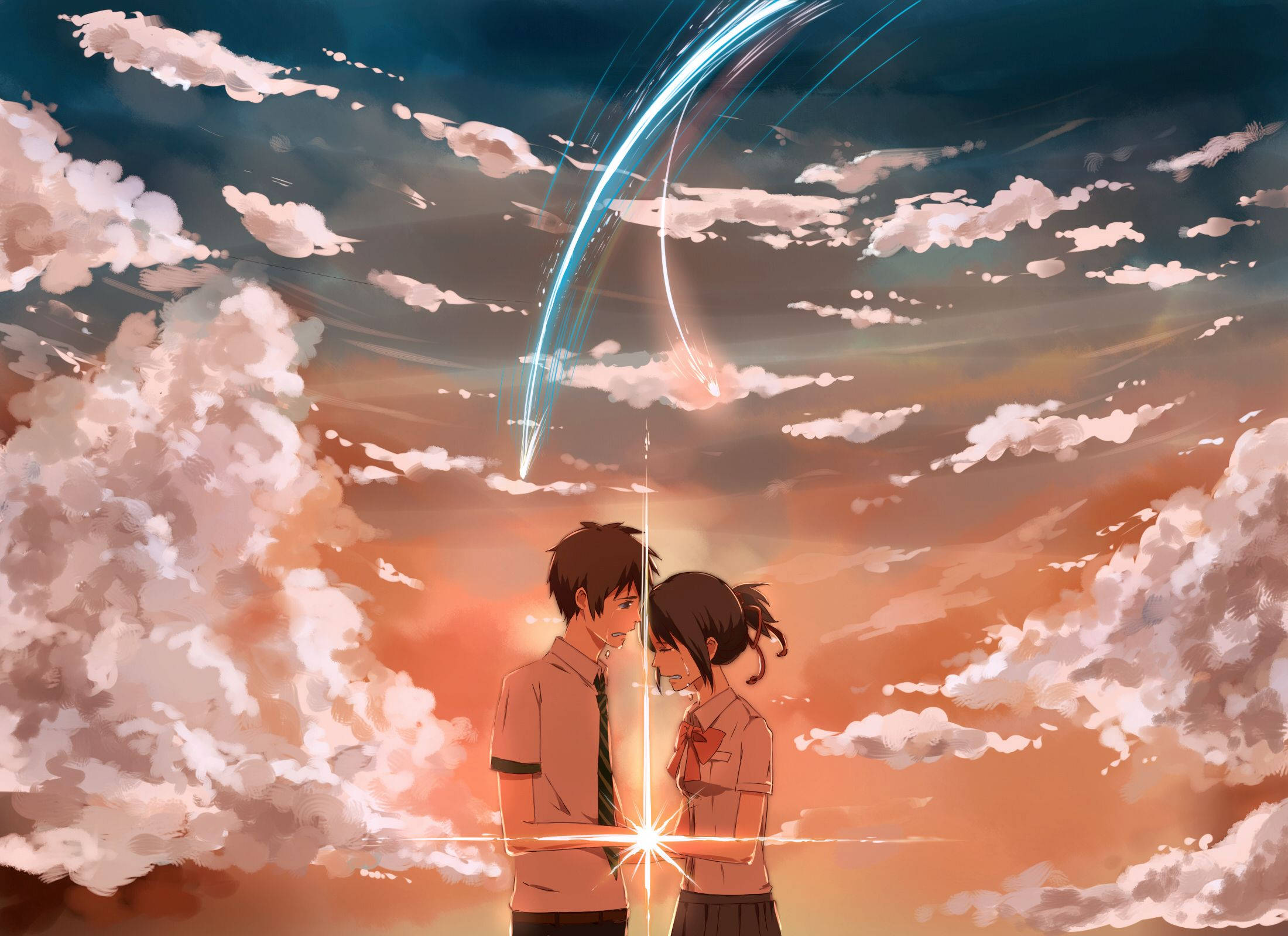 Anime-par «Your Name» Bakgrunner