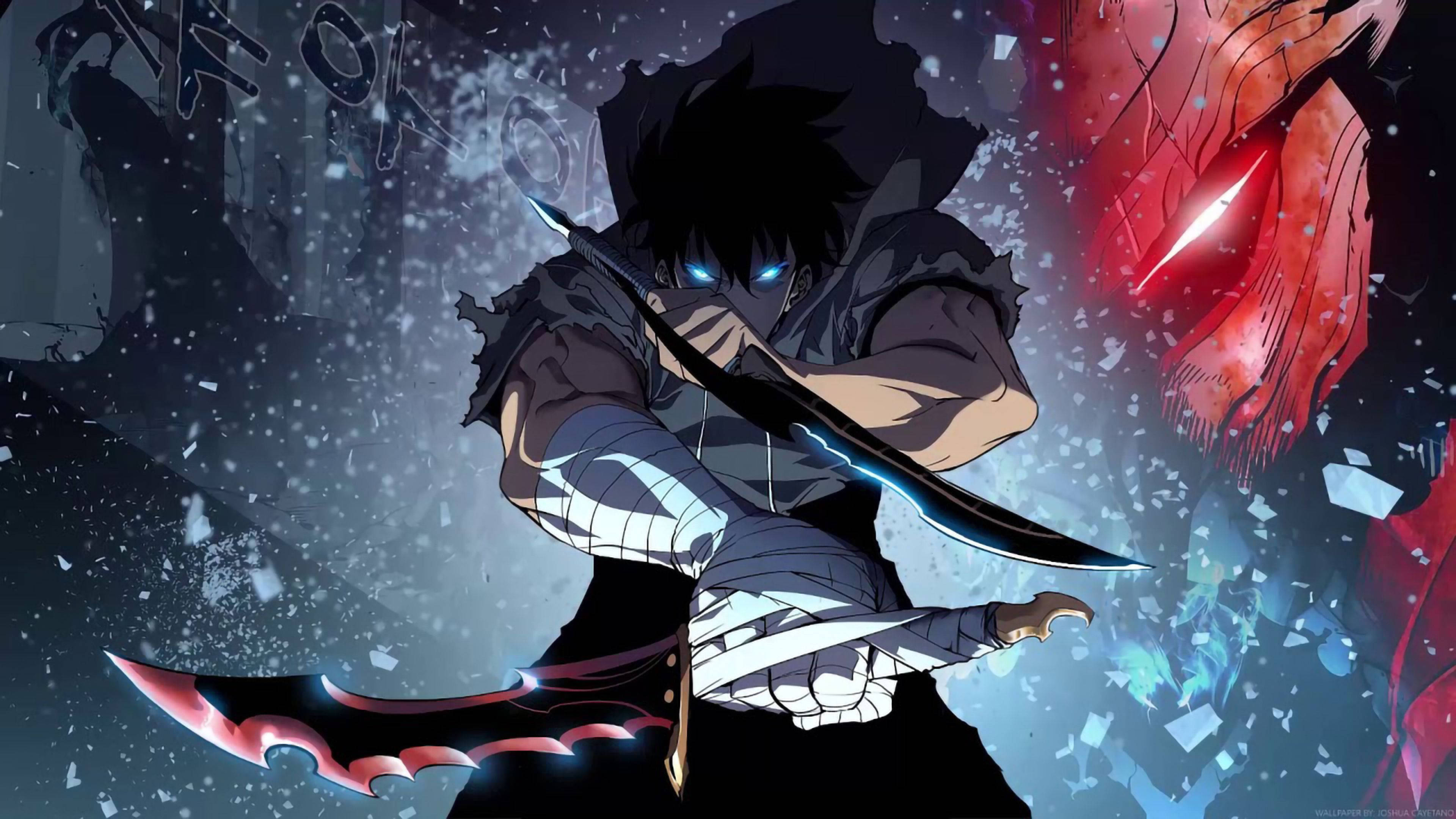 Anime-spill sverd fighter Bakgrunner