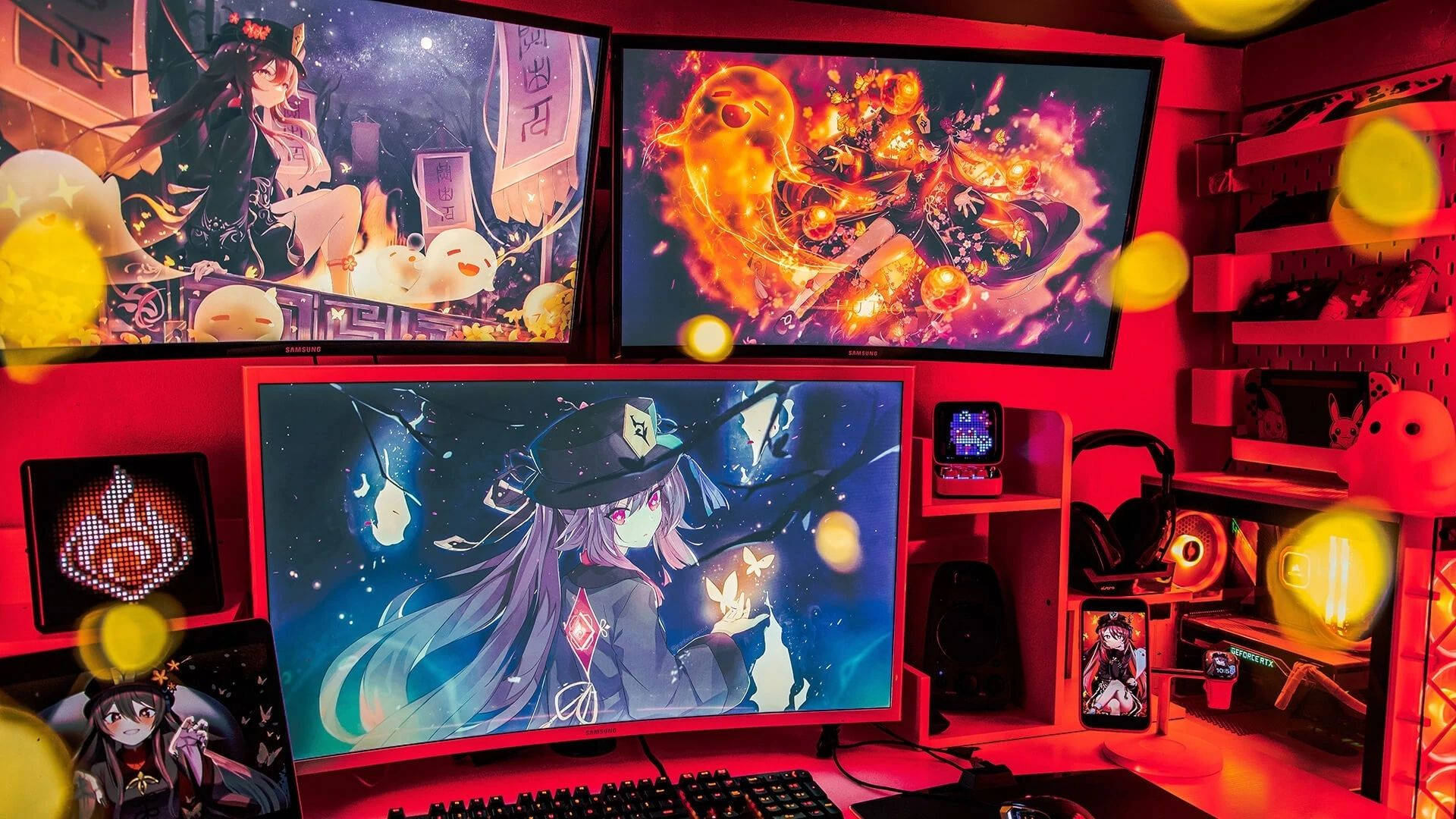 Anime-spillerom Bakgrunner