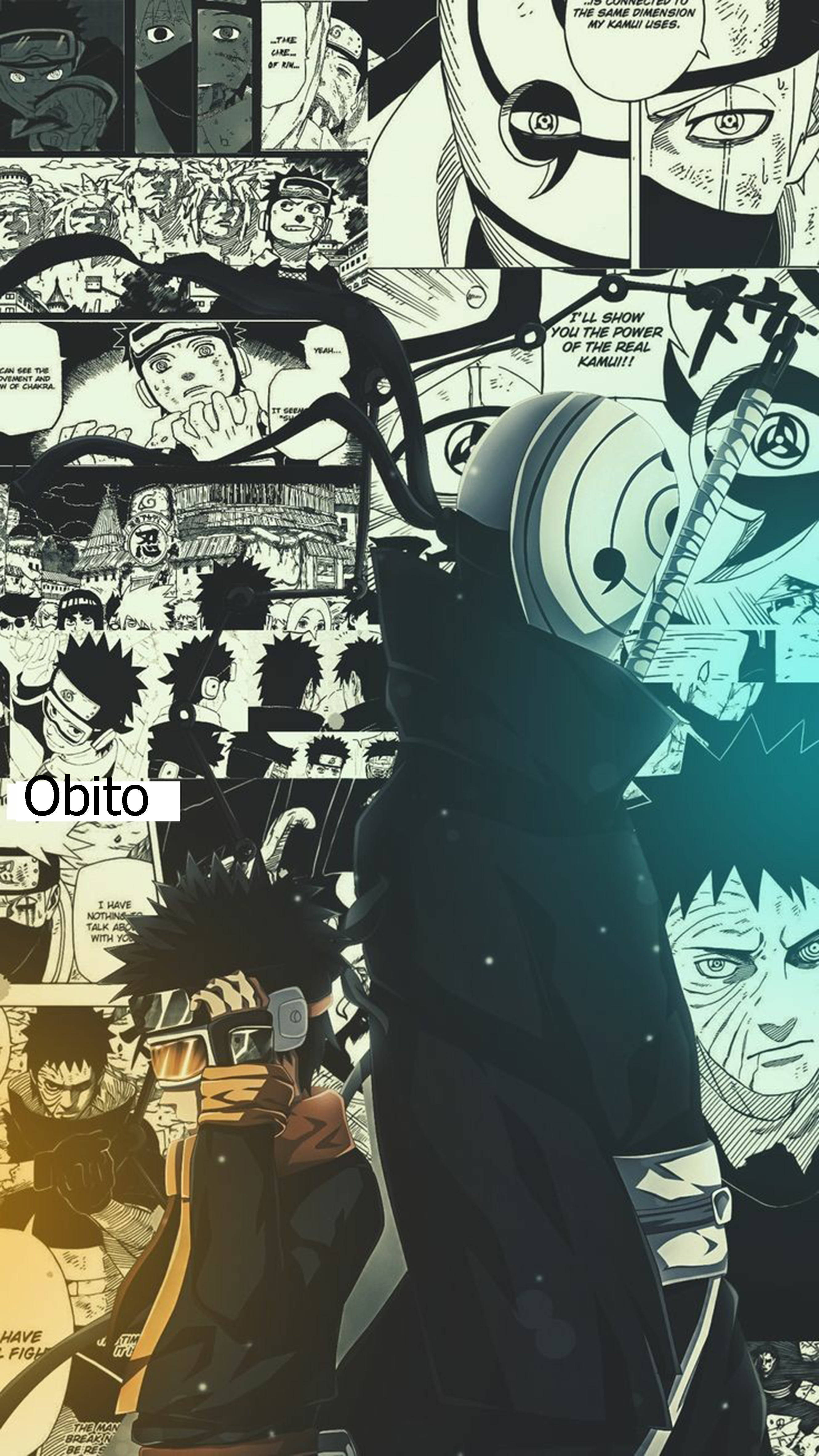 Anime-tegnet Obito Uchiha 4K Bakgrunner