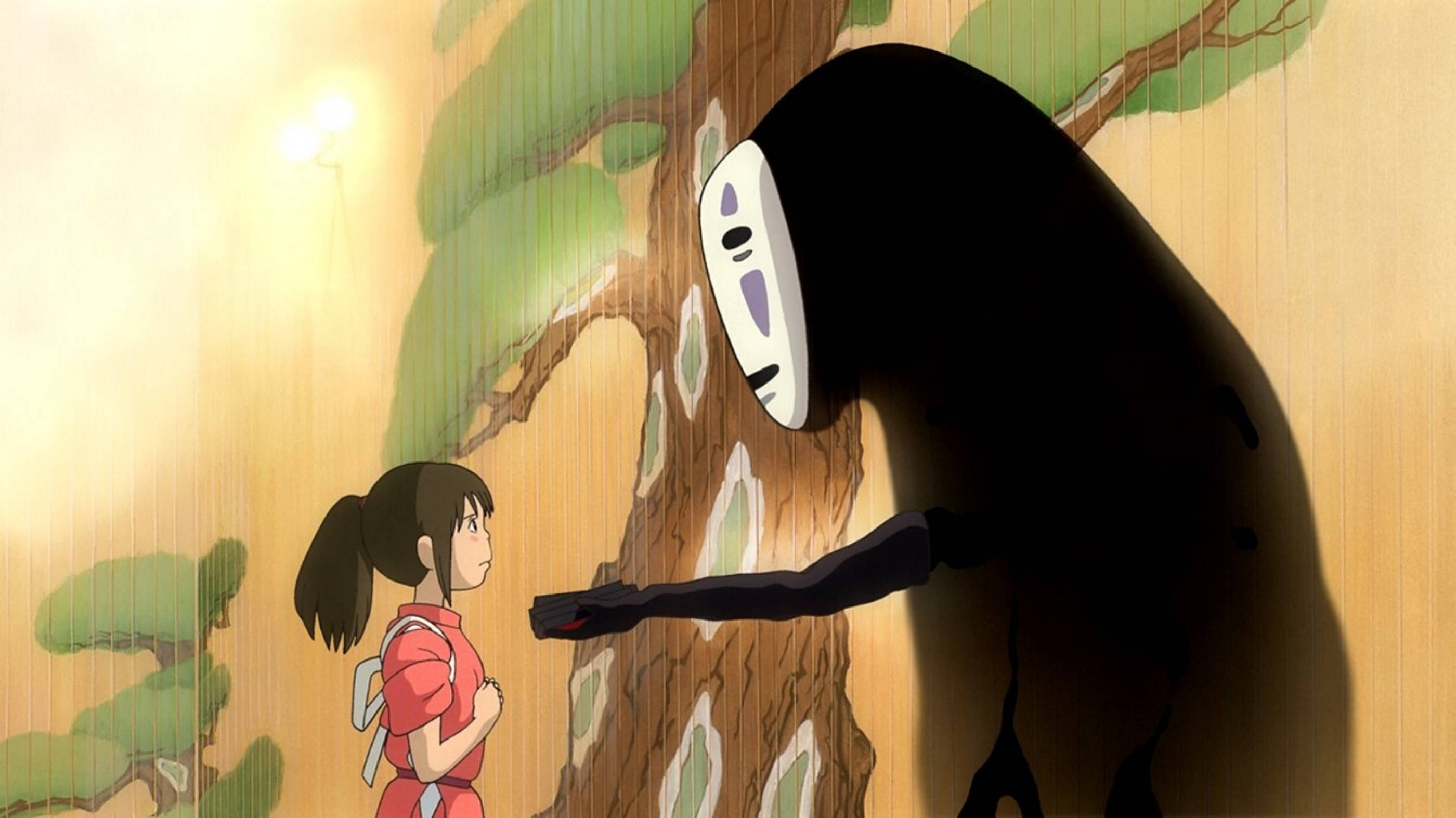 Animebarn fra Chihiro og heksene Bakgrunner