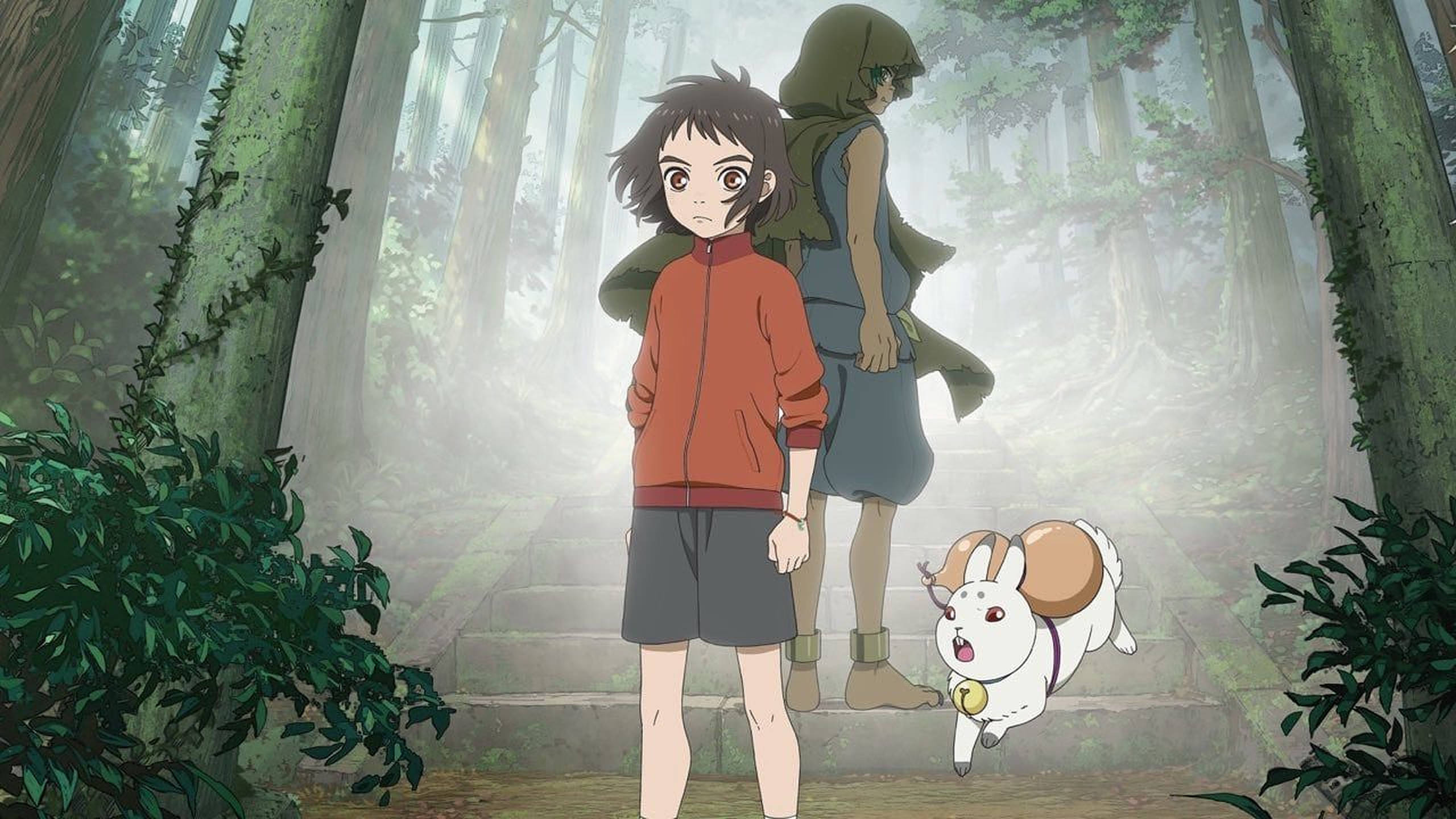 Animebarn fra Child of Kamiari Bakgrunner
