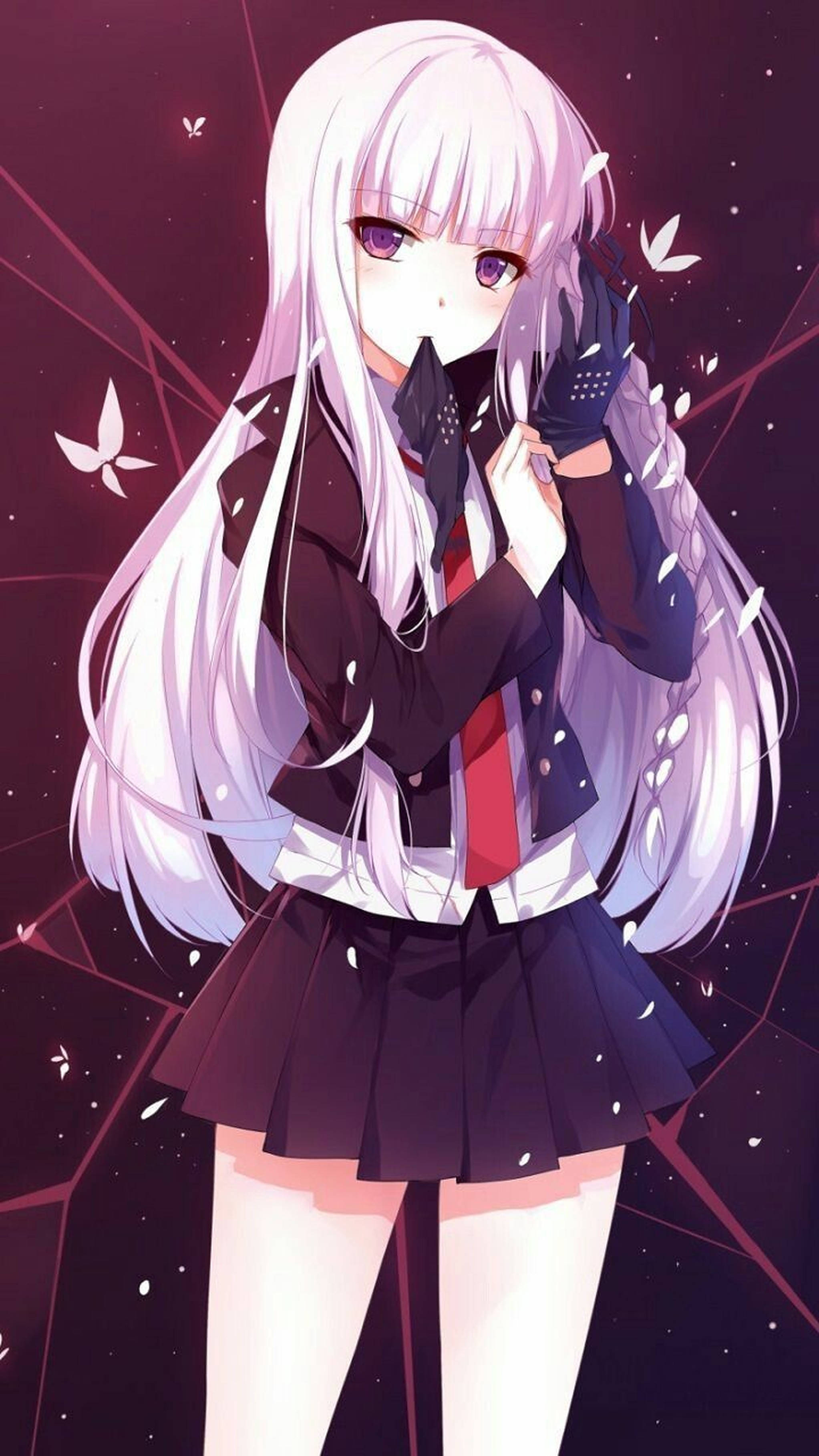 Animeentusiastens glede: Kyouko Kirigiri som iPhone-bakgrunn Bakgrunner