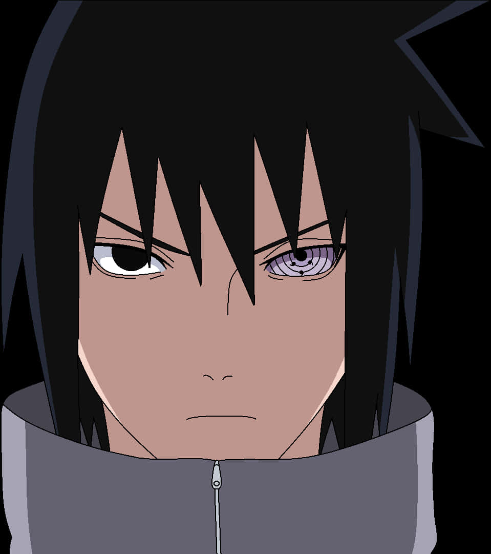 Animefigur med rinnegan-øye Bakgrunner