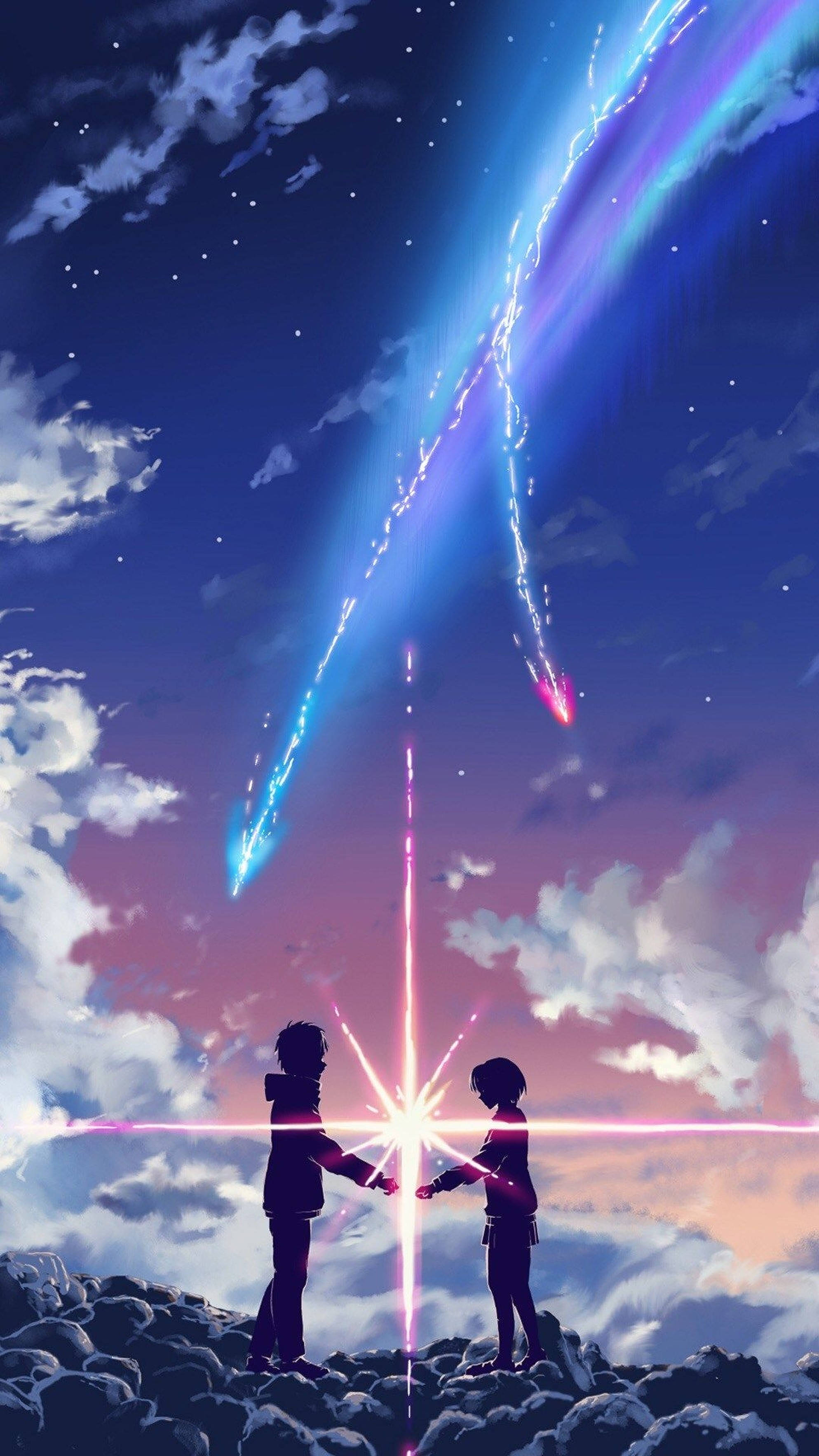 Animefilmen Your Name iPhone Bakgrunner