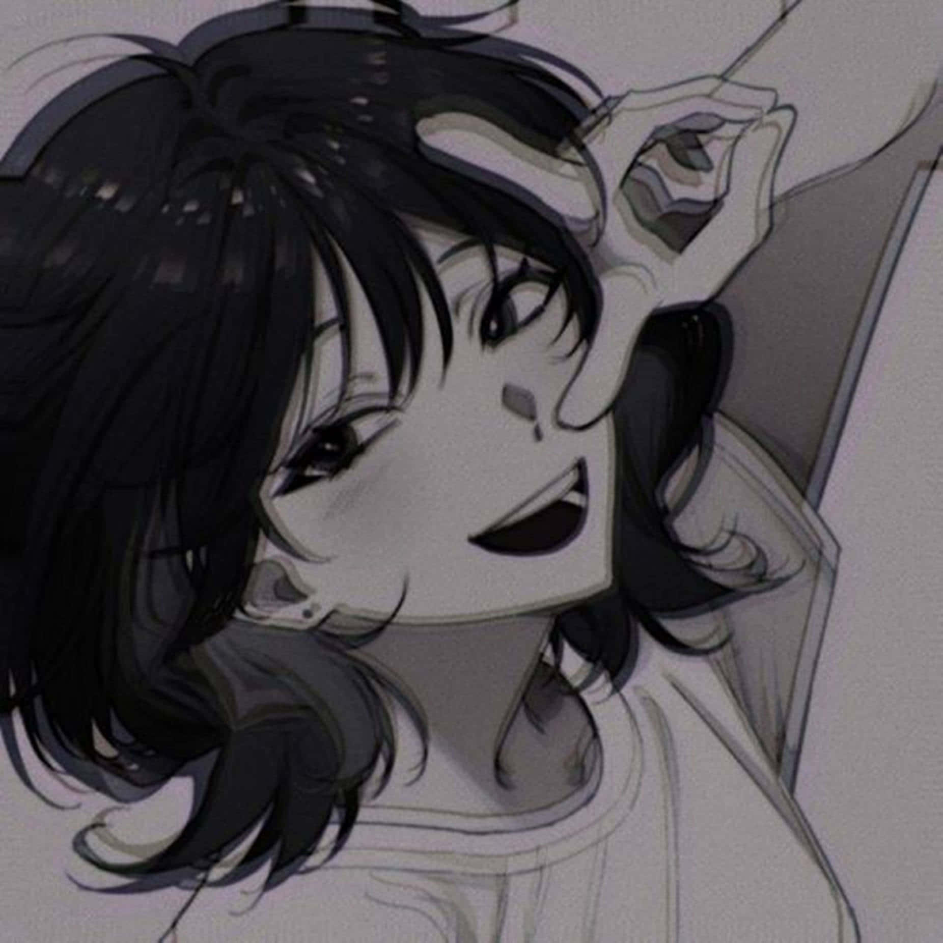 Animejente Fredstegn Profilbilde Bakgrunner