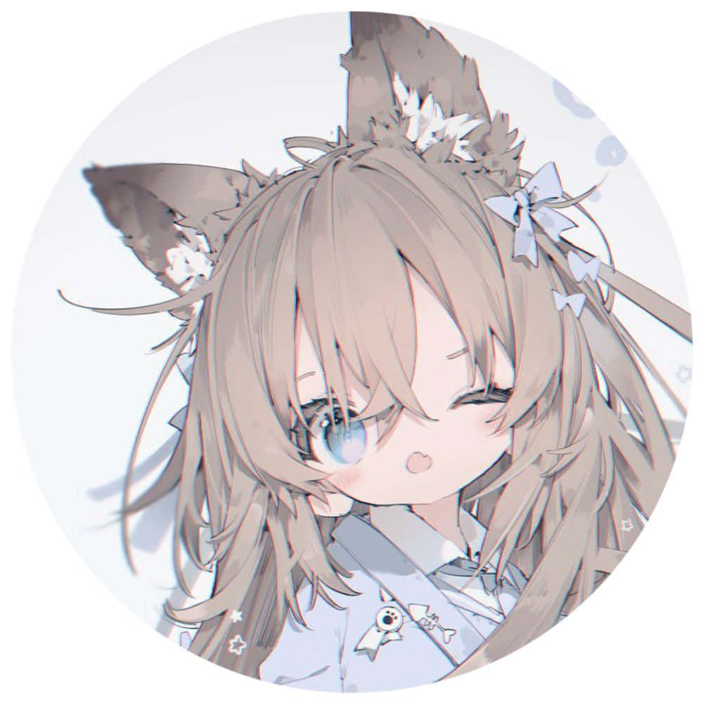 Animejente Pfp Hårete Ører Bakgrunner