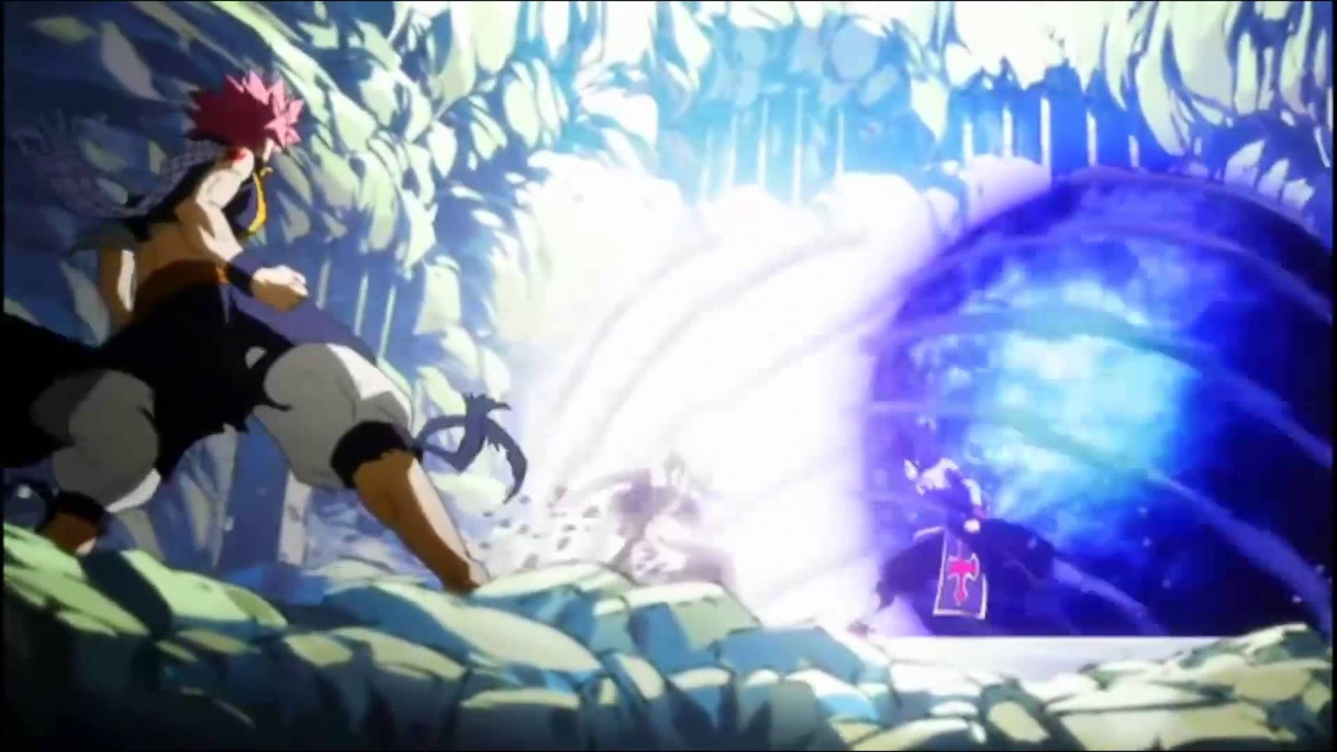 Animekamp Raserende Natsu Bakgrunner