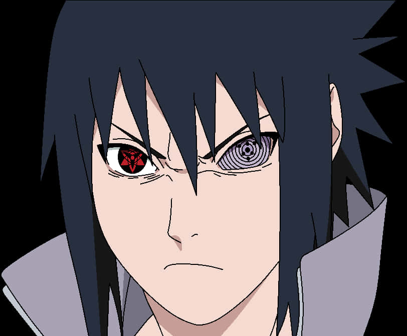 Animekarakter med Rinnegan- og Sharingan-øyne Bakgrunner