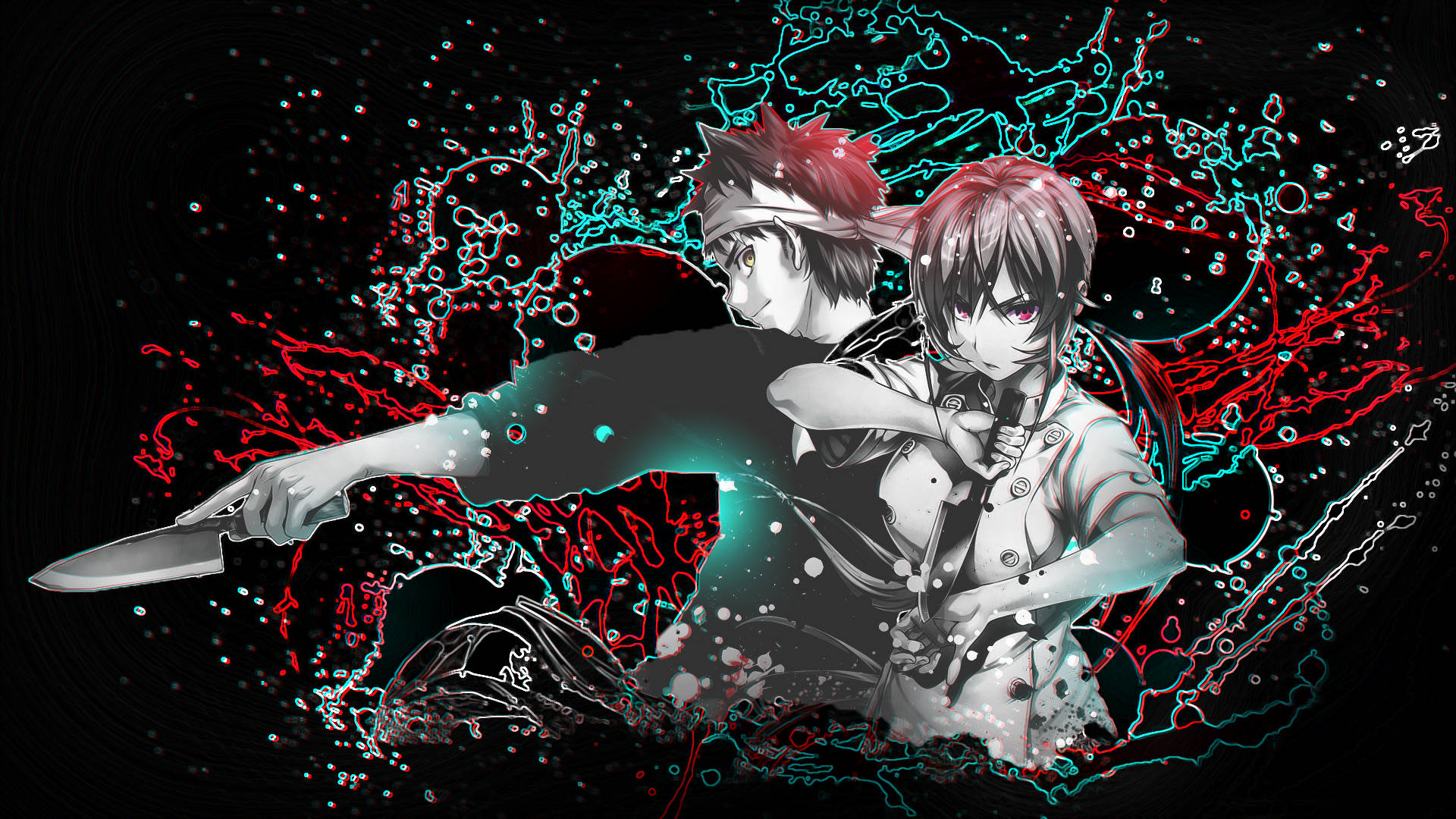 Animekarakterer Food Wars Bakgrunner