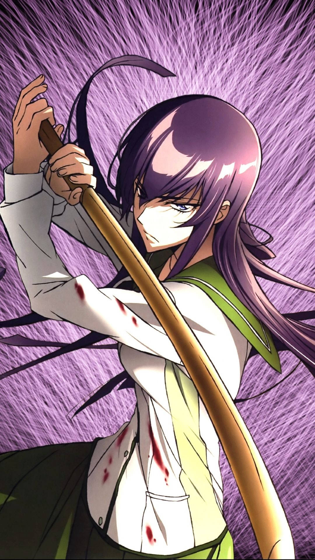 Animekarakterer Highschool of the Dead Bakgrunner