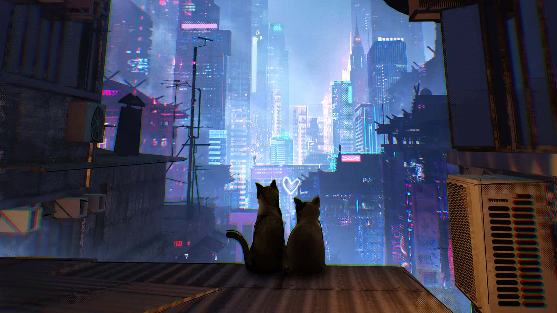 Animekatt bakgrunn Bakgrunner