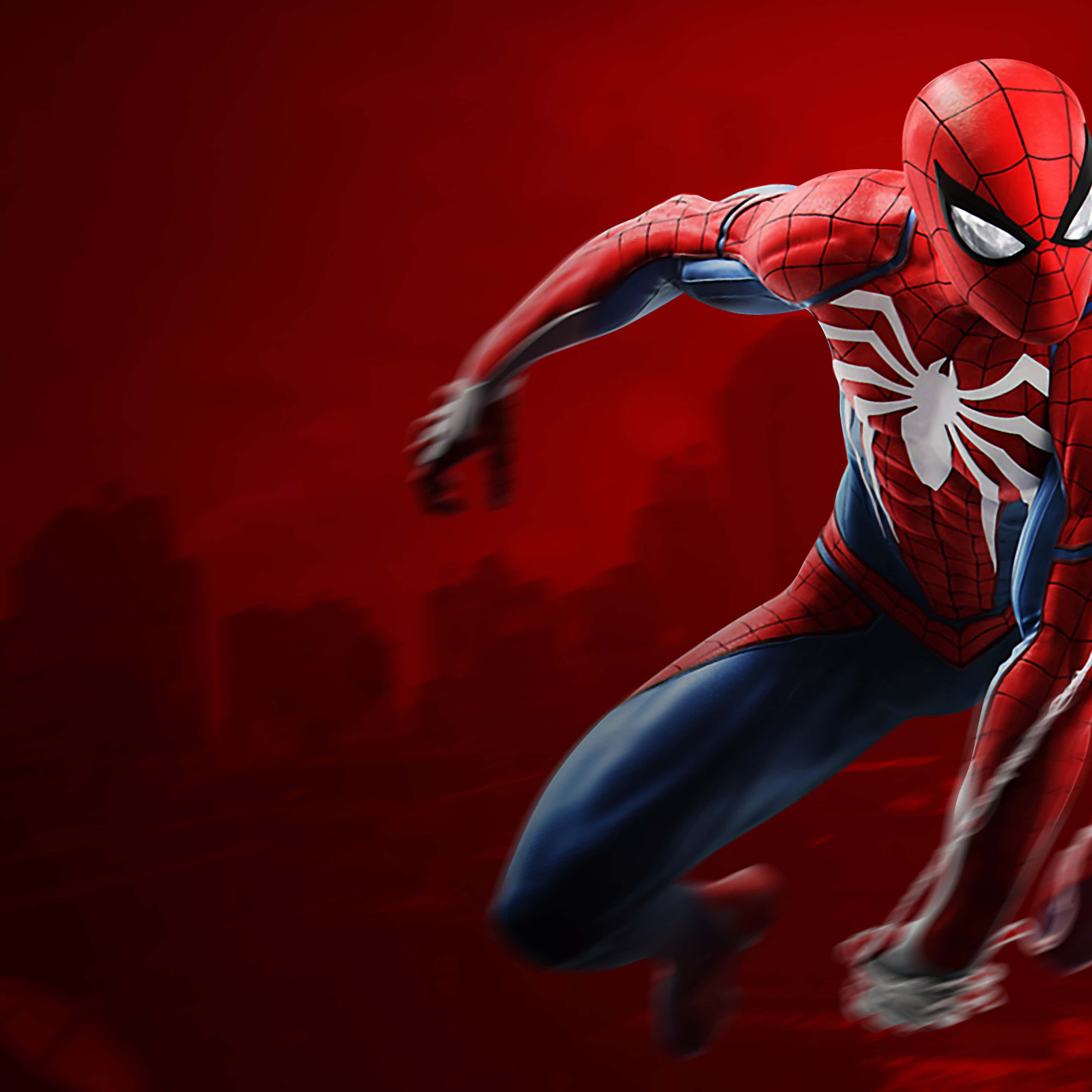 Animert Spider-Man Ps4-profilbilde Bakgrunner