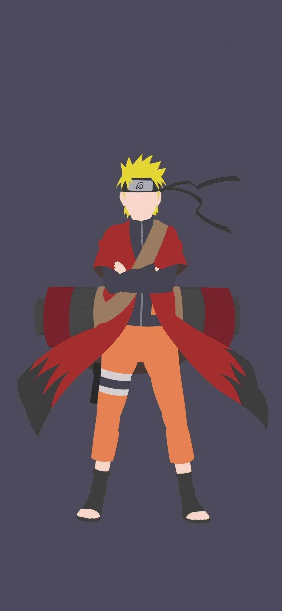 Ansiktsløs kunst Naruto-telefon Bakgrunner