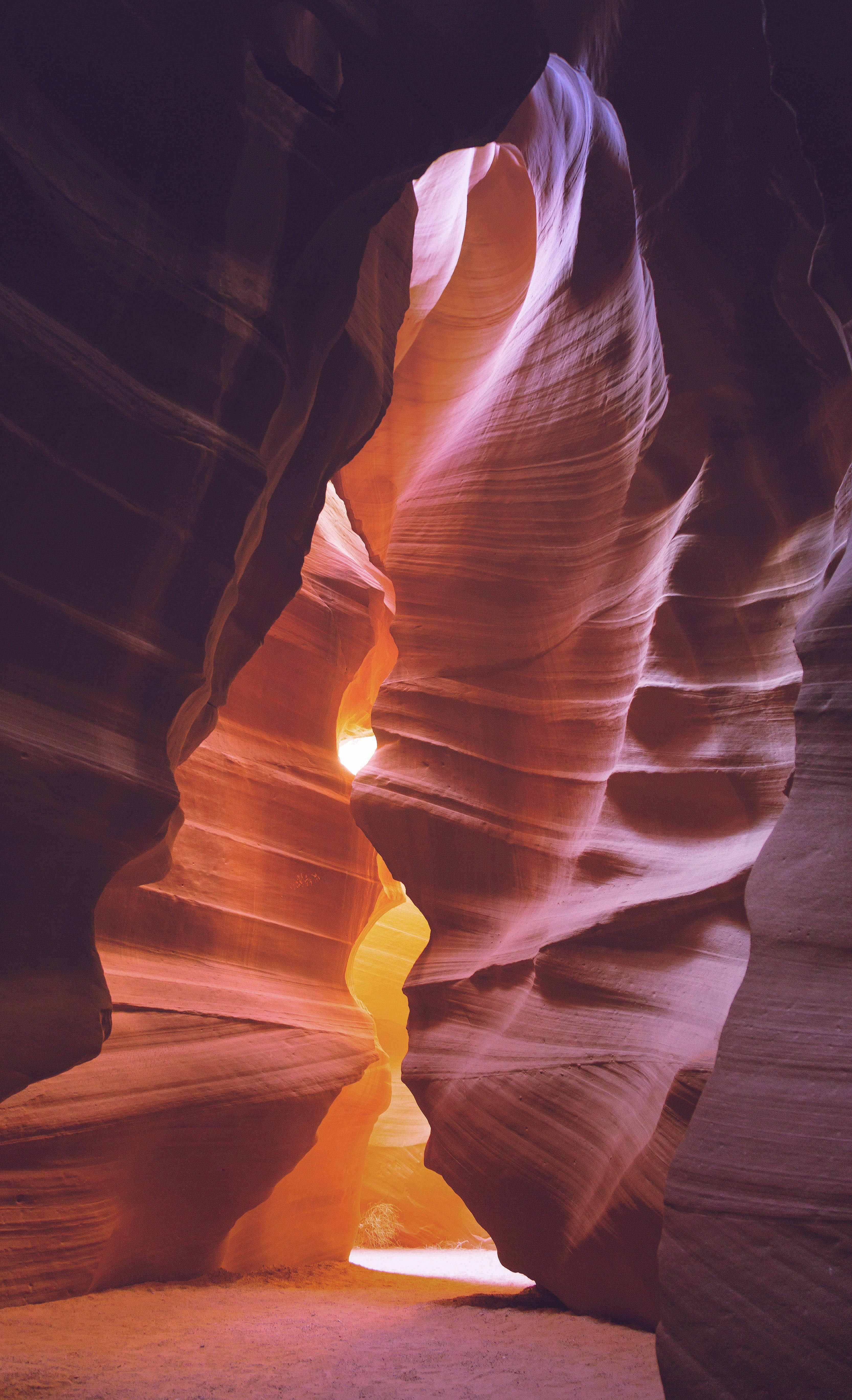Antelope Canyon i iPhone landskap Bakgrunner
