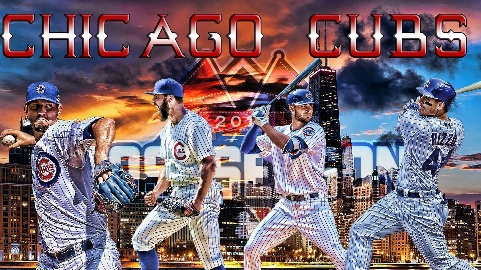 Anthony Rizzo Chicago Cubs-spillere Bakgrunner