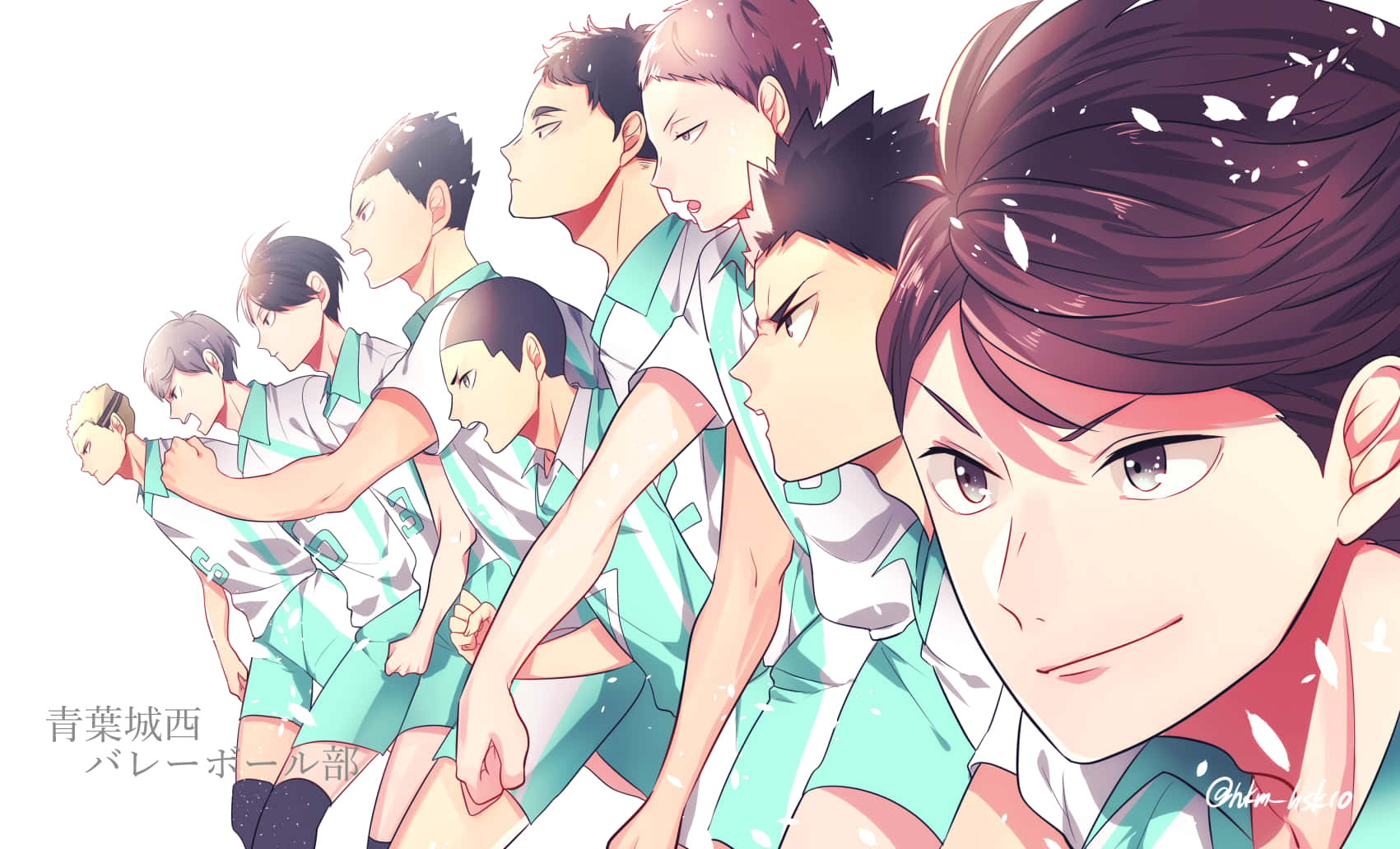 Aoba Johsai Volleyballag Bakgrunner