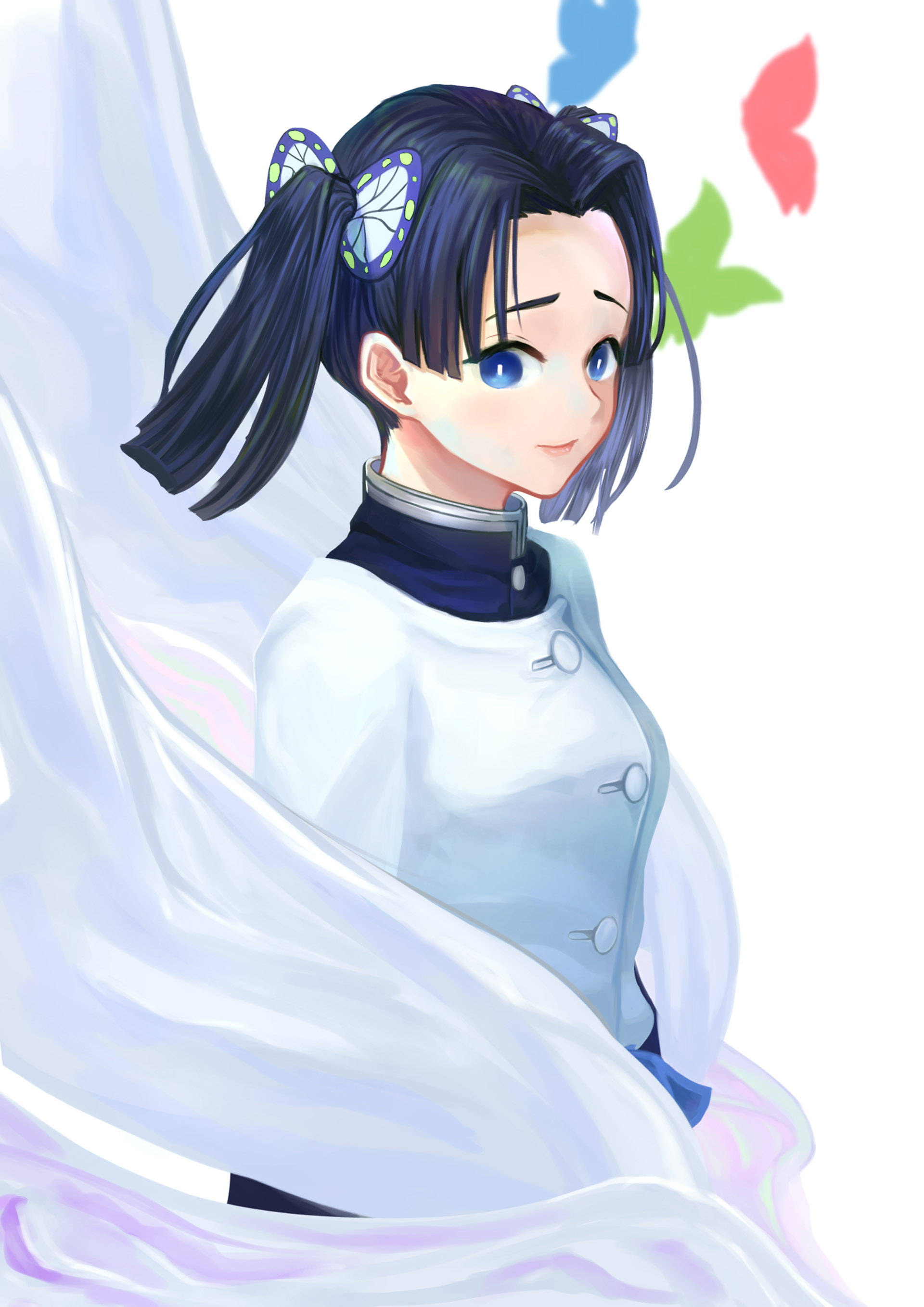 Aoi Kanzaki Fargerike Sommerfugler Bakgrunner