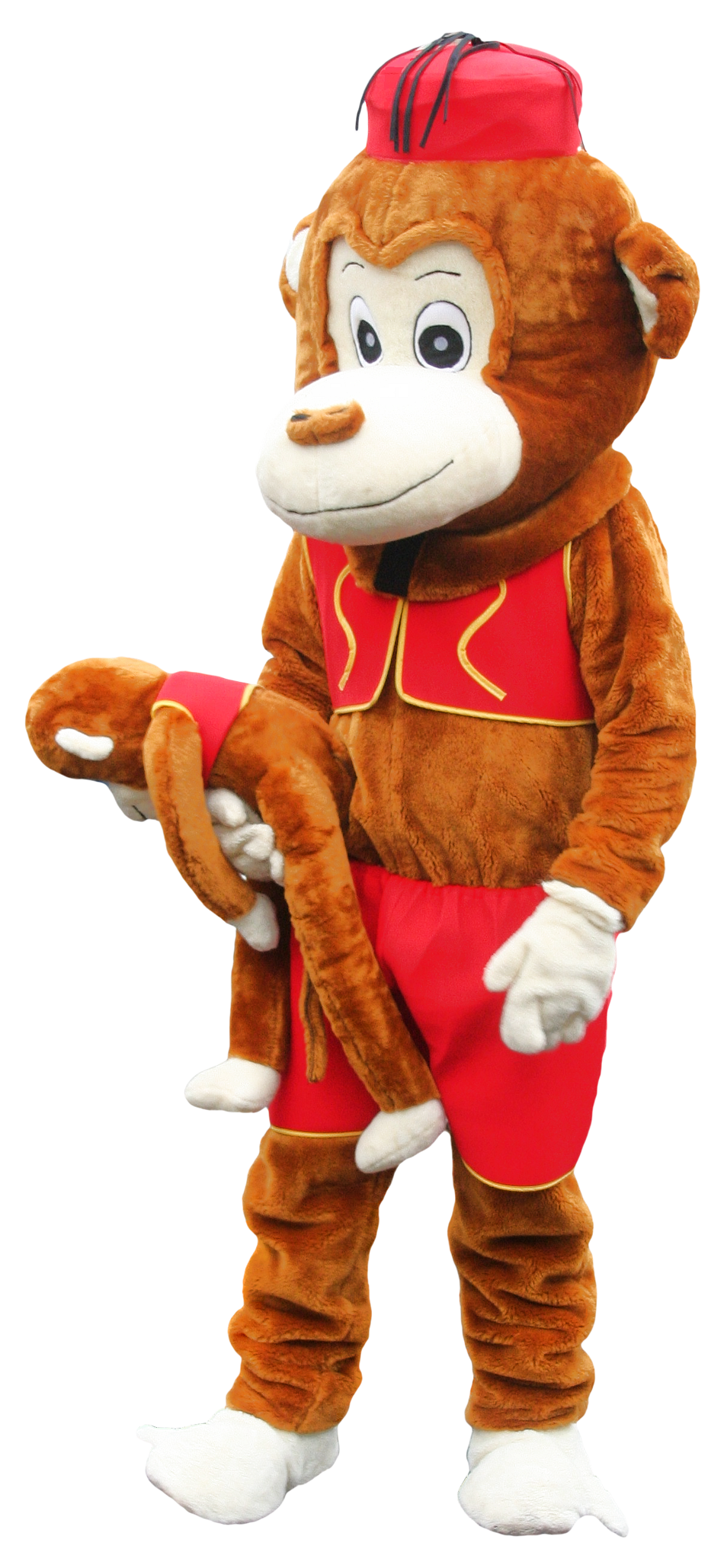 Apekostyme med maskot Bakgrunner
