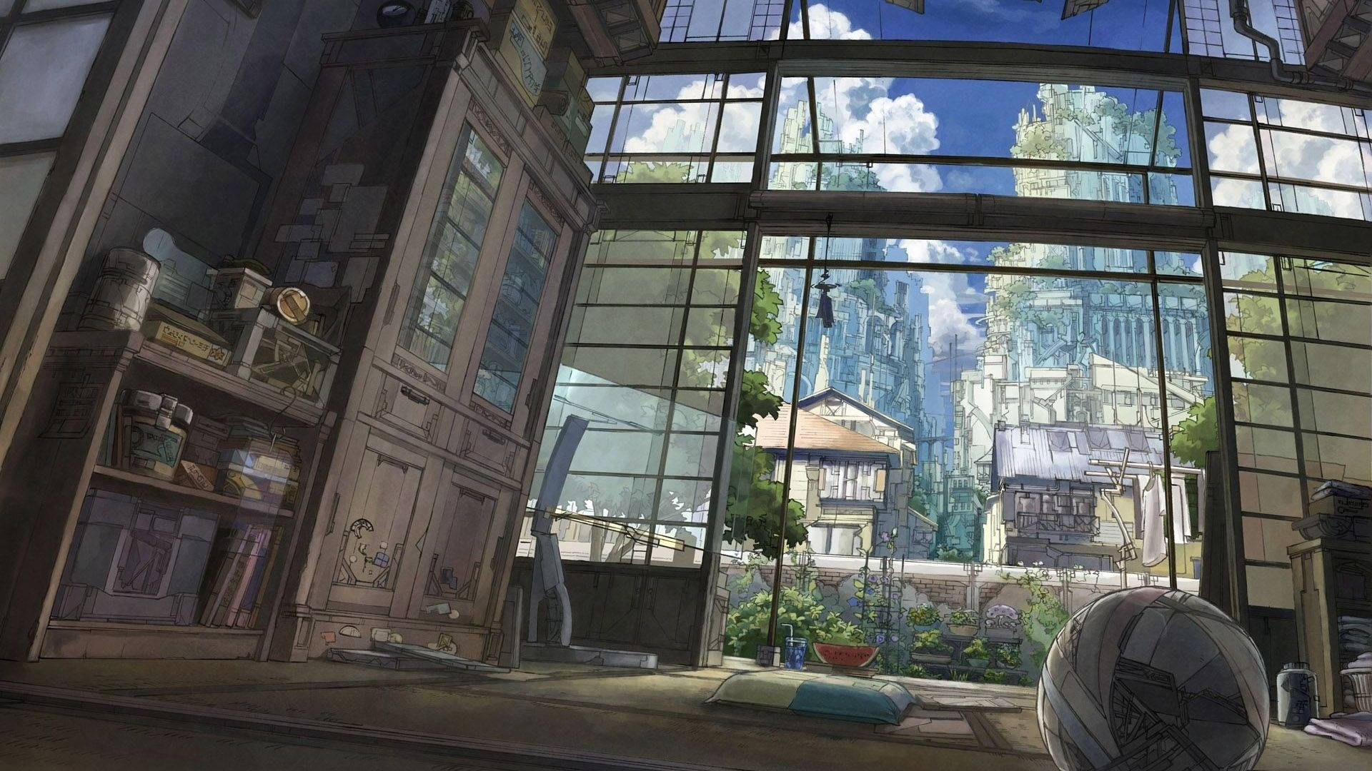 Åpent anime-rom Bakgrunner