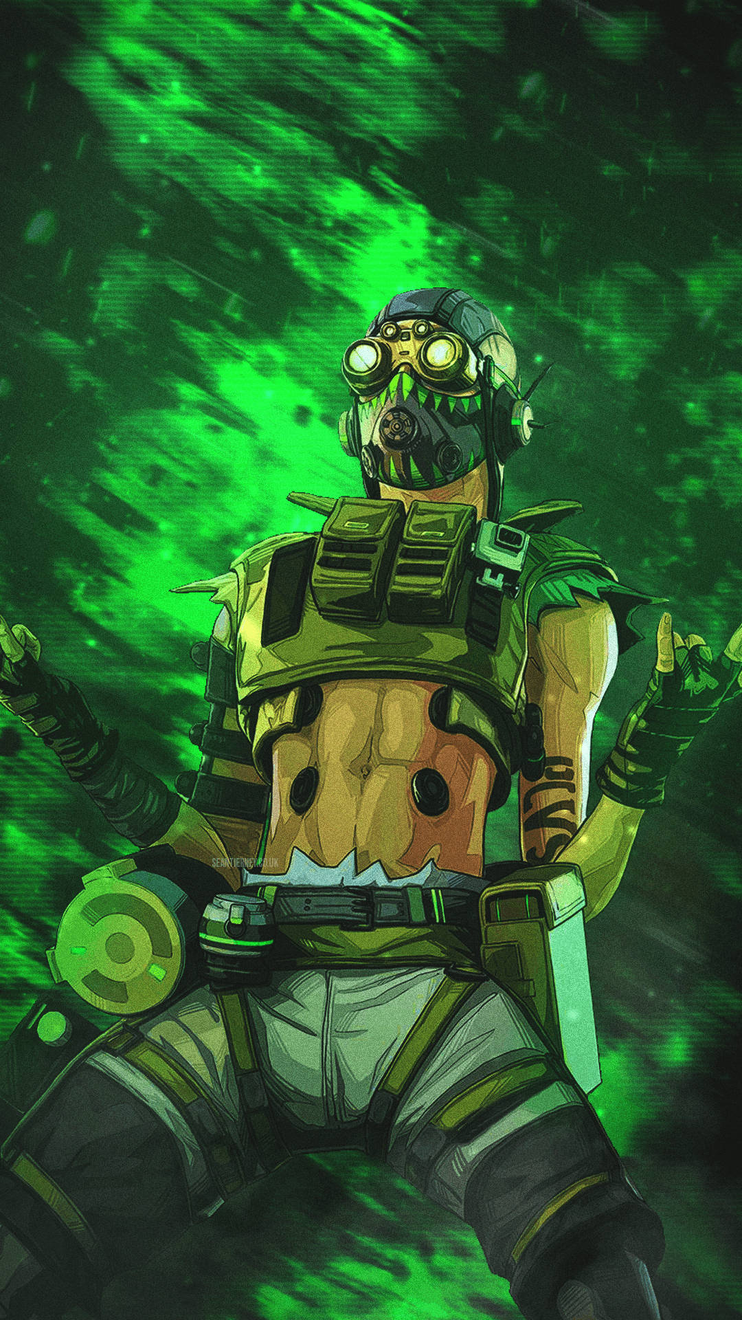 Apex Legends Octane Grønn Tema