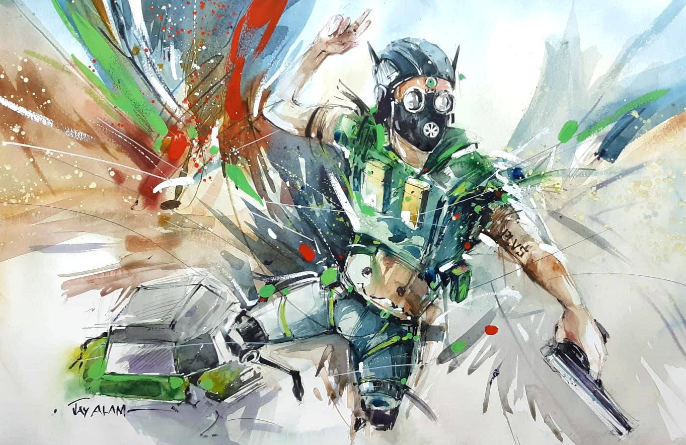 Apex Legends Octane i forskjellige farger Bakgrunner