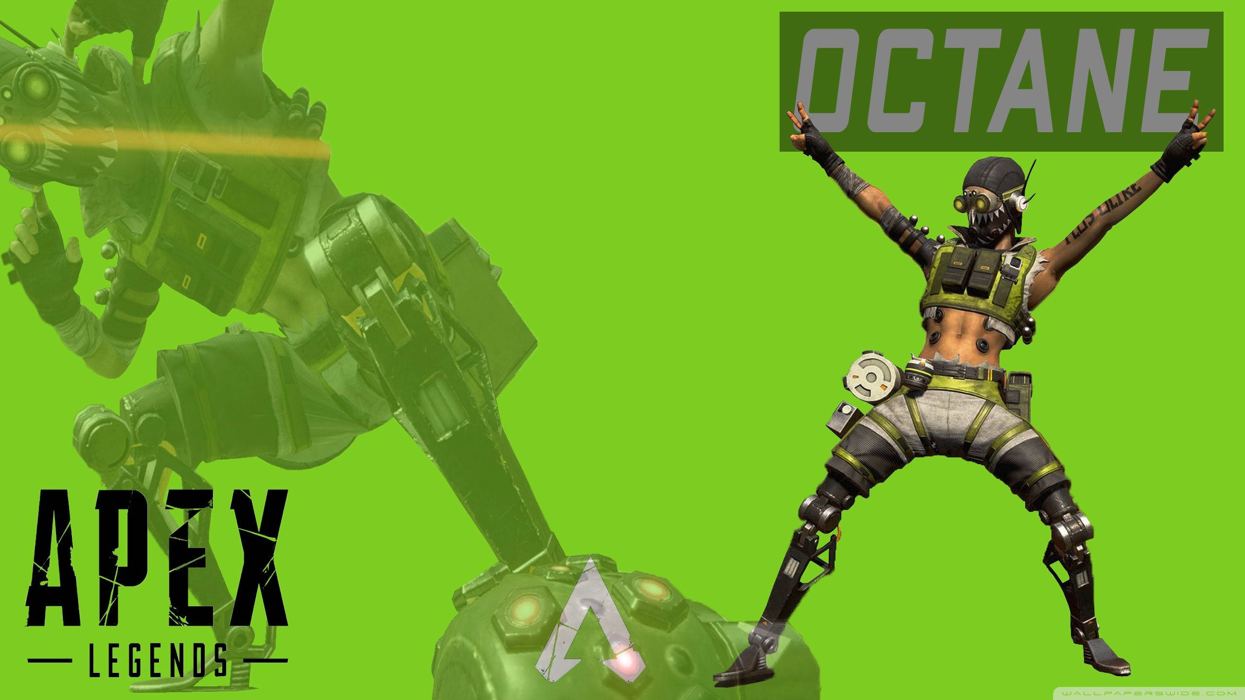 Apex Legends Octane med brede ben Bakgrunner
