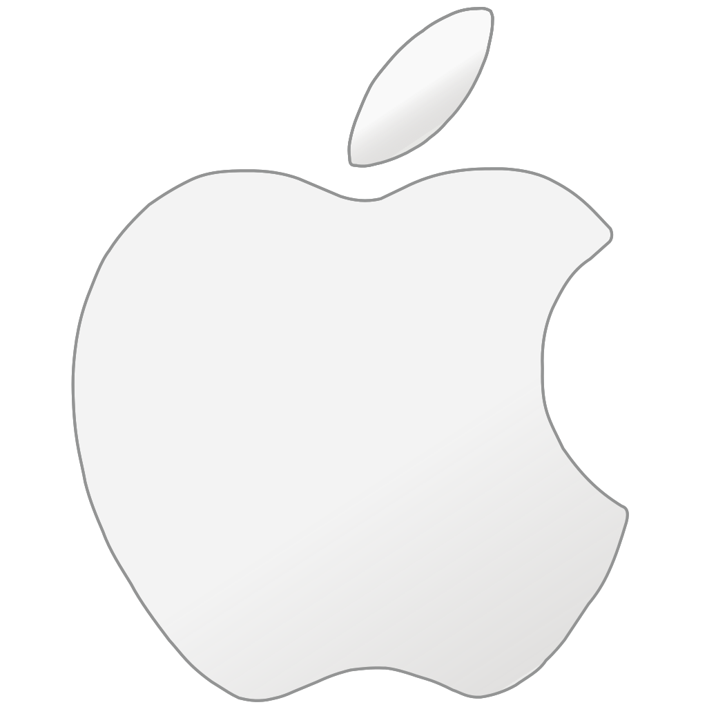 Apple-logo i sølv på teal bakgrunn Bakgrunner