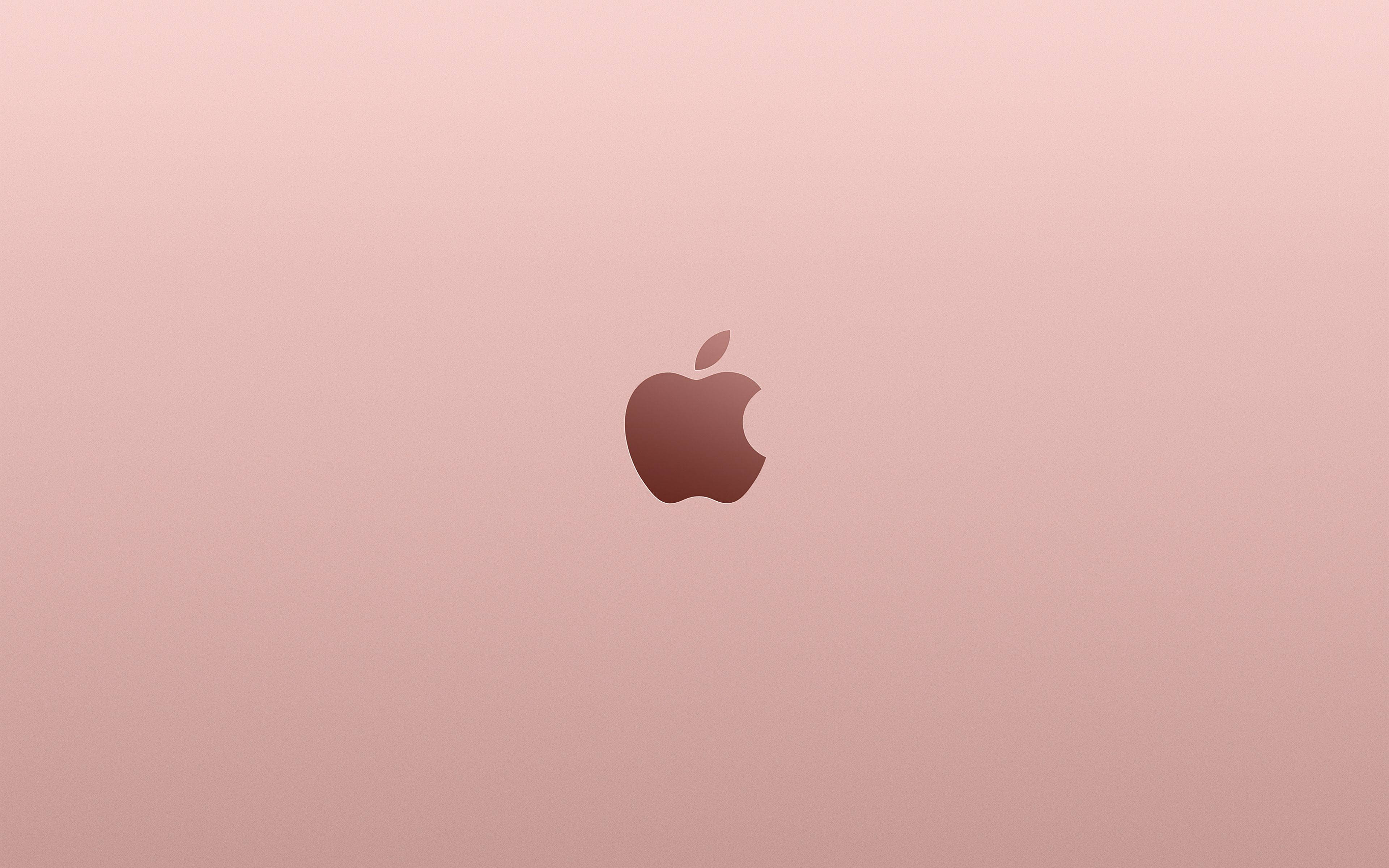 Apple Logo MacBook Pro Estetisk Rosa Bakgrunner