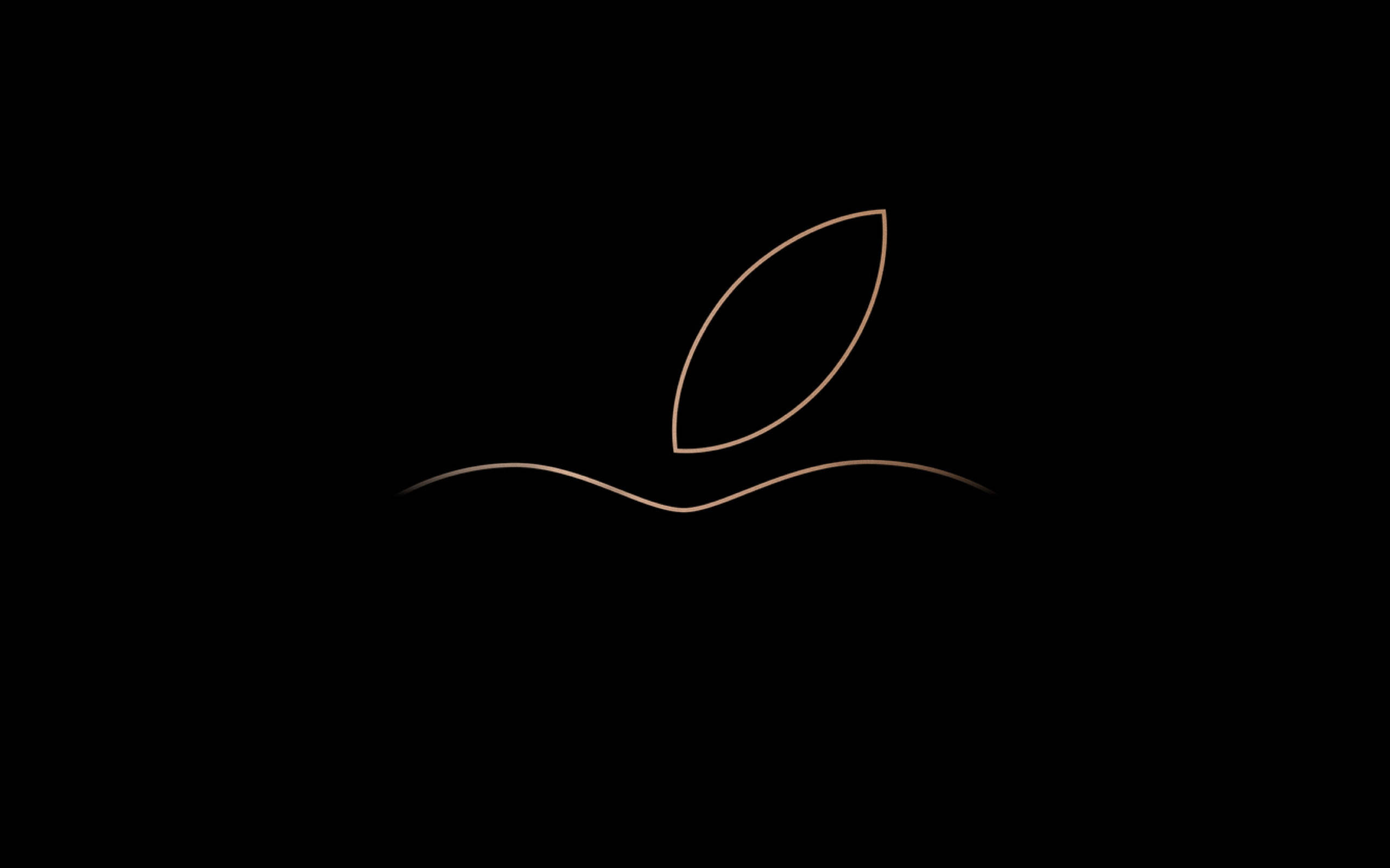 Apple Logo Omriss MacBook Air Bakgrunner