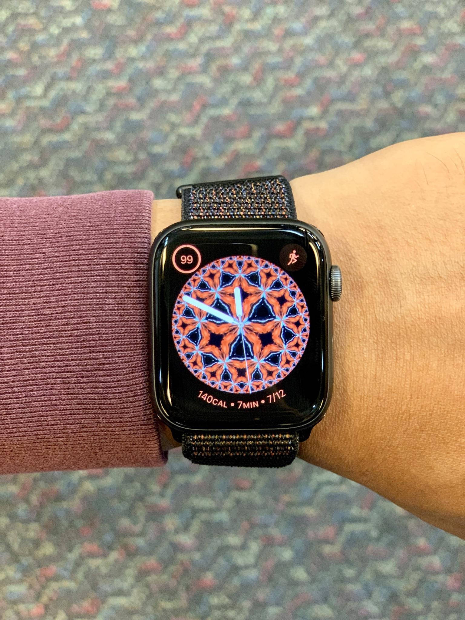 Apple Watch Kaleidoskopmønster Skive Bakgrunner