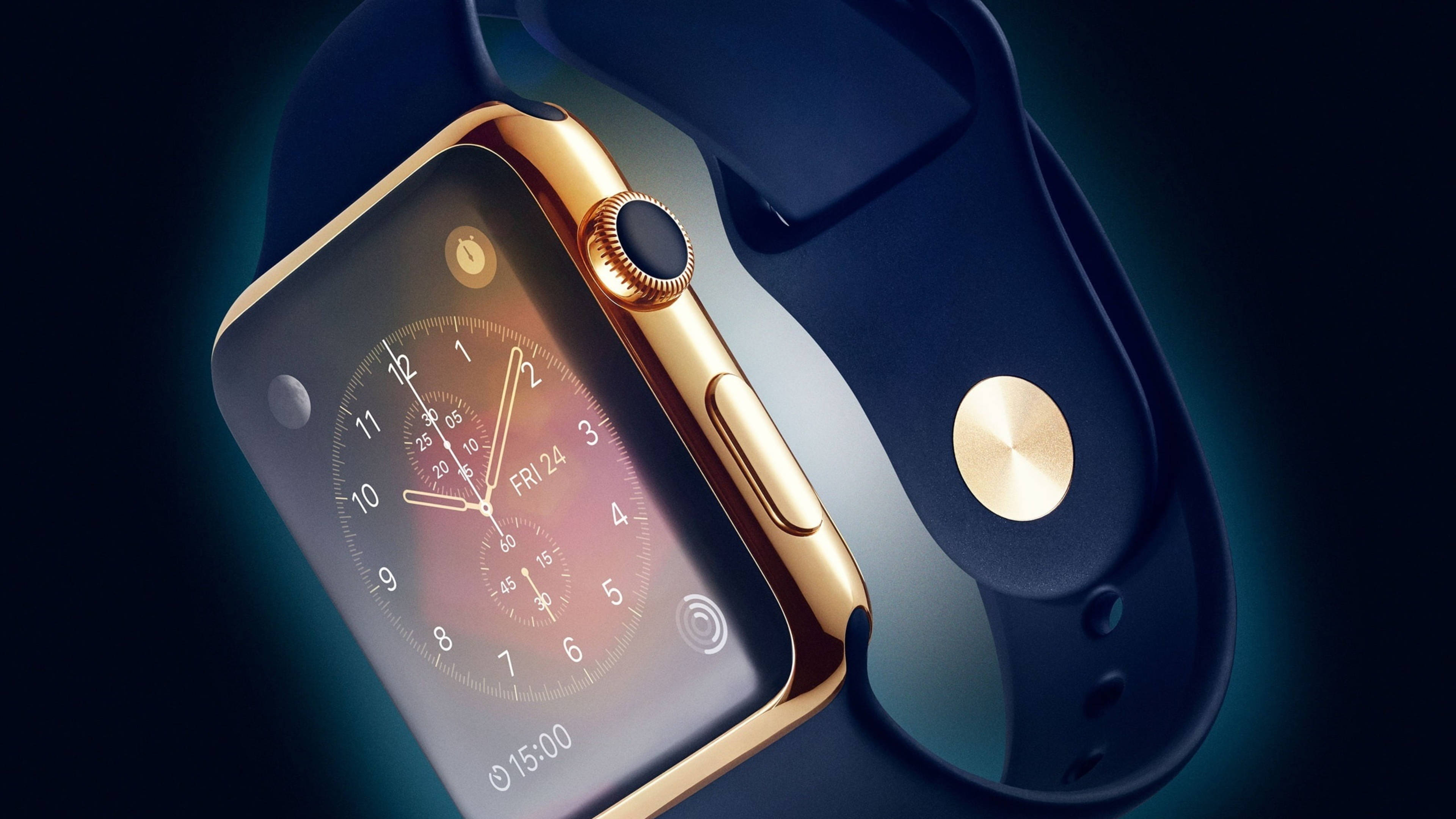 Apple Watch luksuriøs gullramme Bakgrunner
