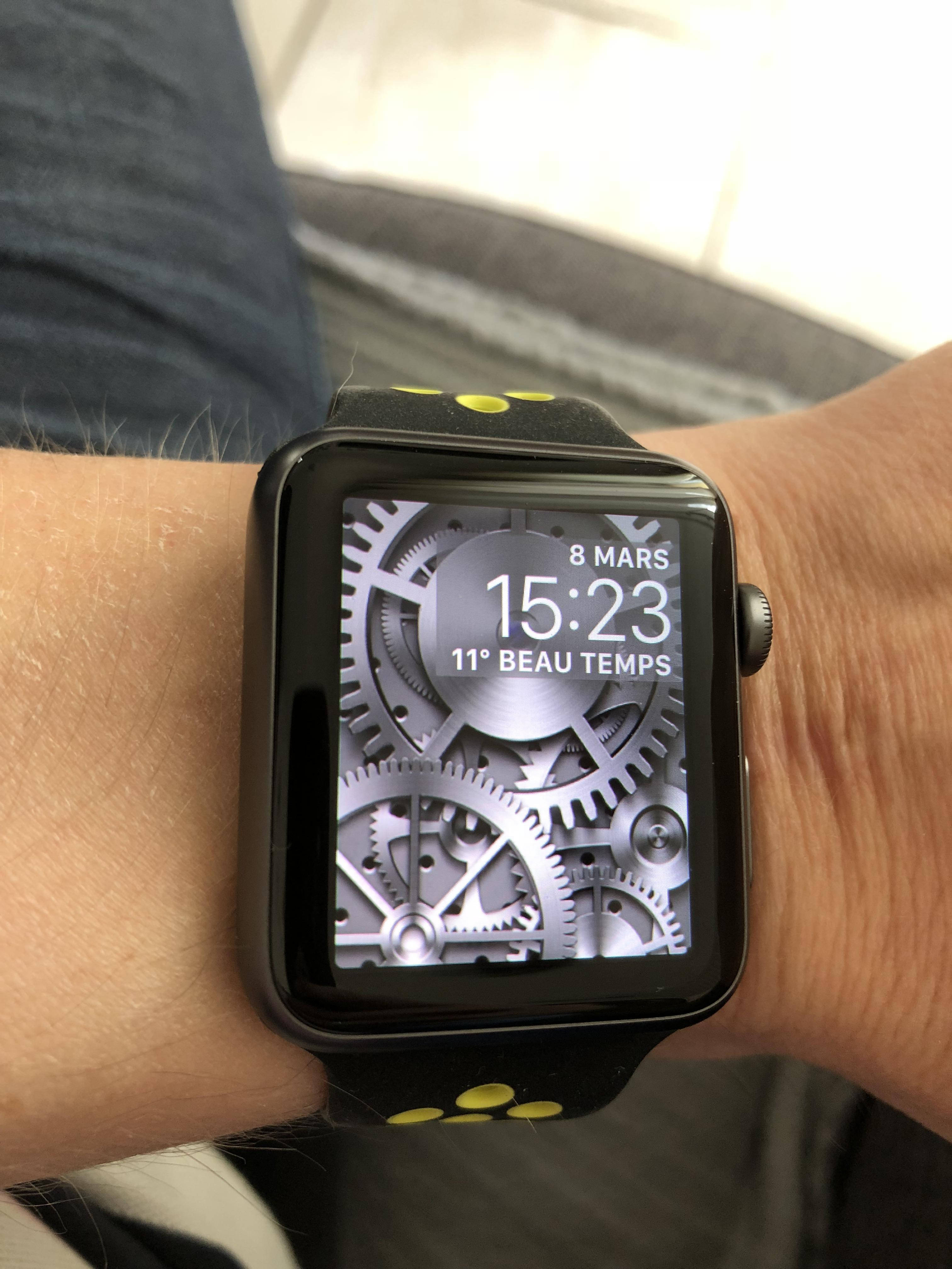 Apple Watch mekanisk girskive Bakgrunner